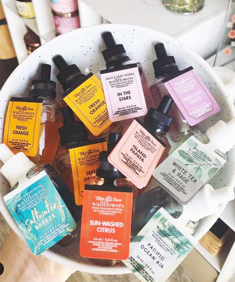 Wallflower refills at Bath and Body Works