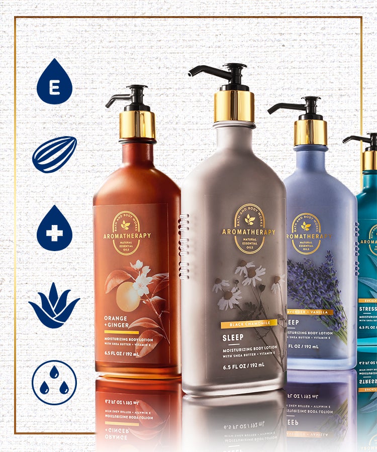 All About Our New Aromatherapy Formulas Bath & Body Works
