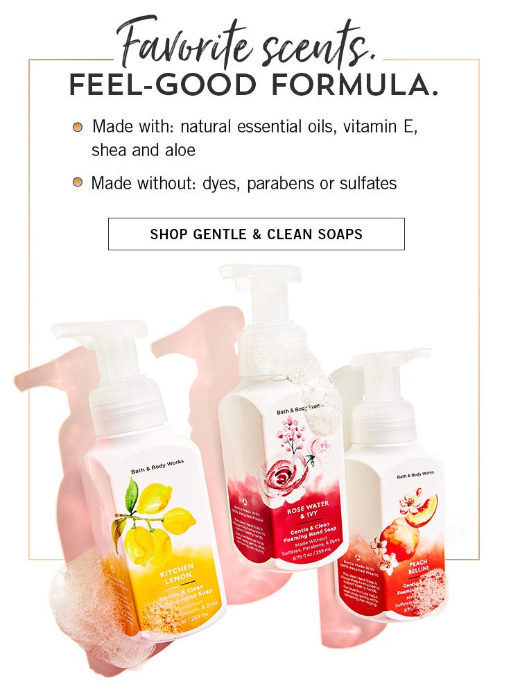 Hand Soap, Sanitizer & PocketBac Bath & Body Works