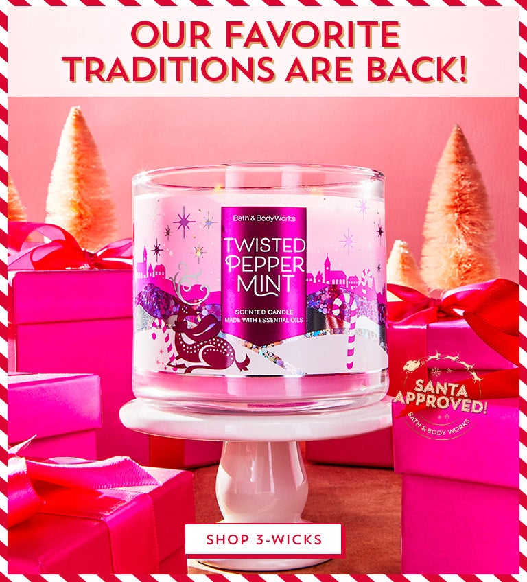 Santa Approved: our favorite traditions are back! Shop 3-wicks.