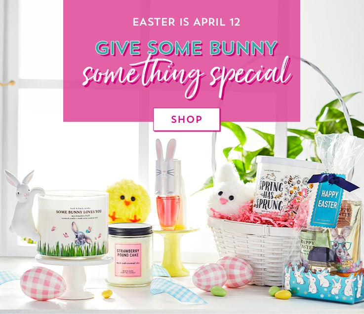 Easter is April 12. Give some bunny something special. Shop.