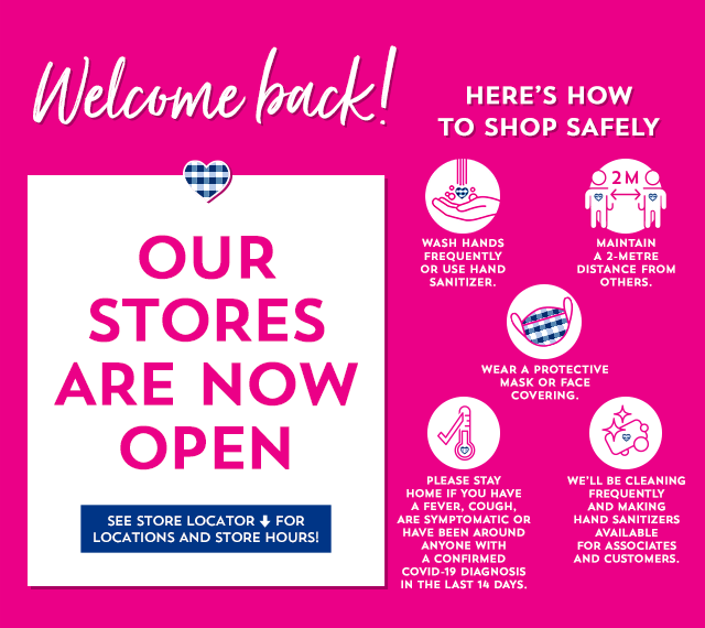 Canada Email Sign Up Promotions Store Locations English