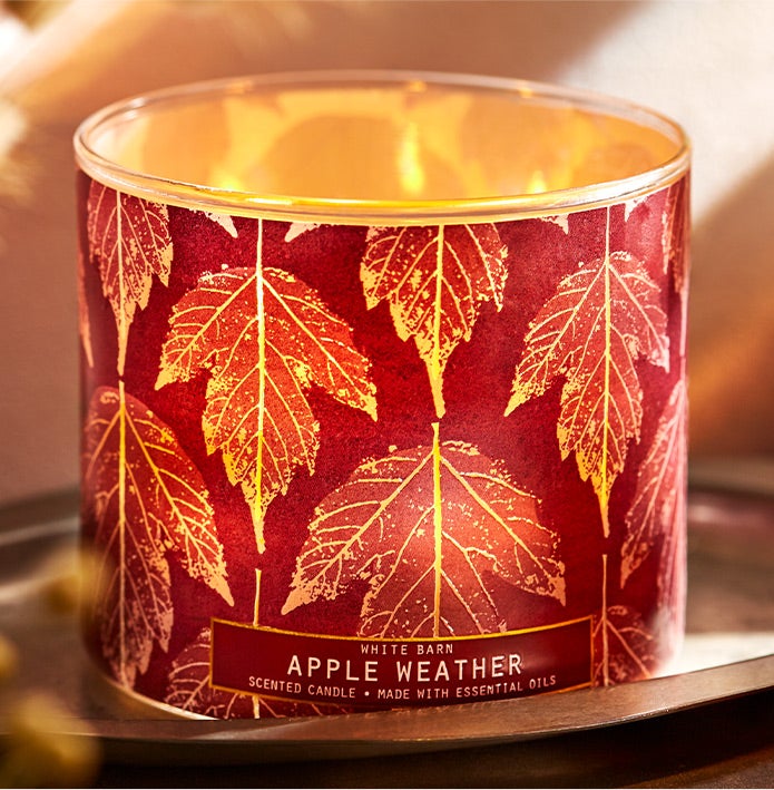 Leaves 3-Wick Candle