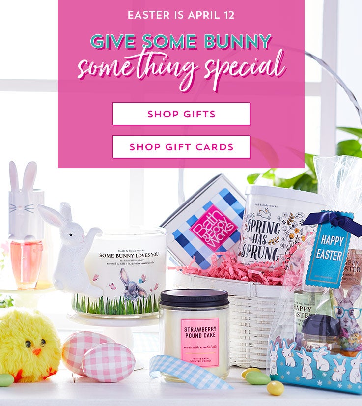 Easter is April 12. Give some bunny something special. Shop gifts. Shop Gift Cards.