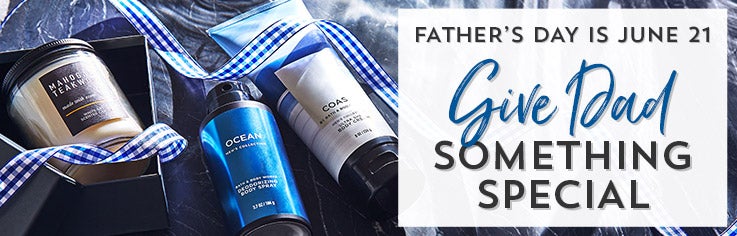 Father's Day is June 21. Give Dad something special.