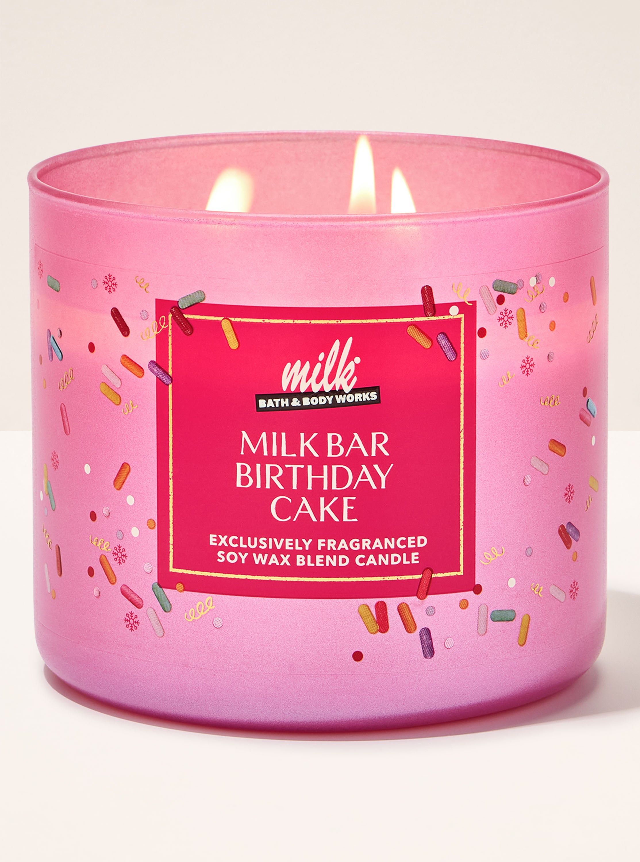 Milk Bar Birthday Cake 3-Wick Candle