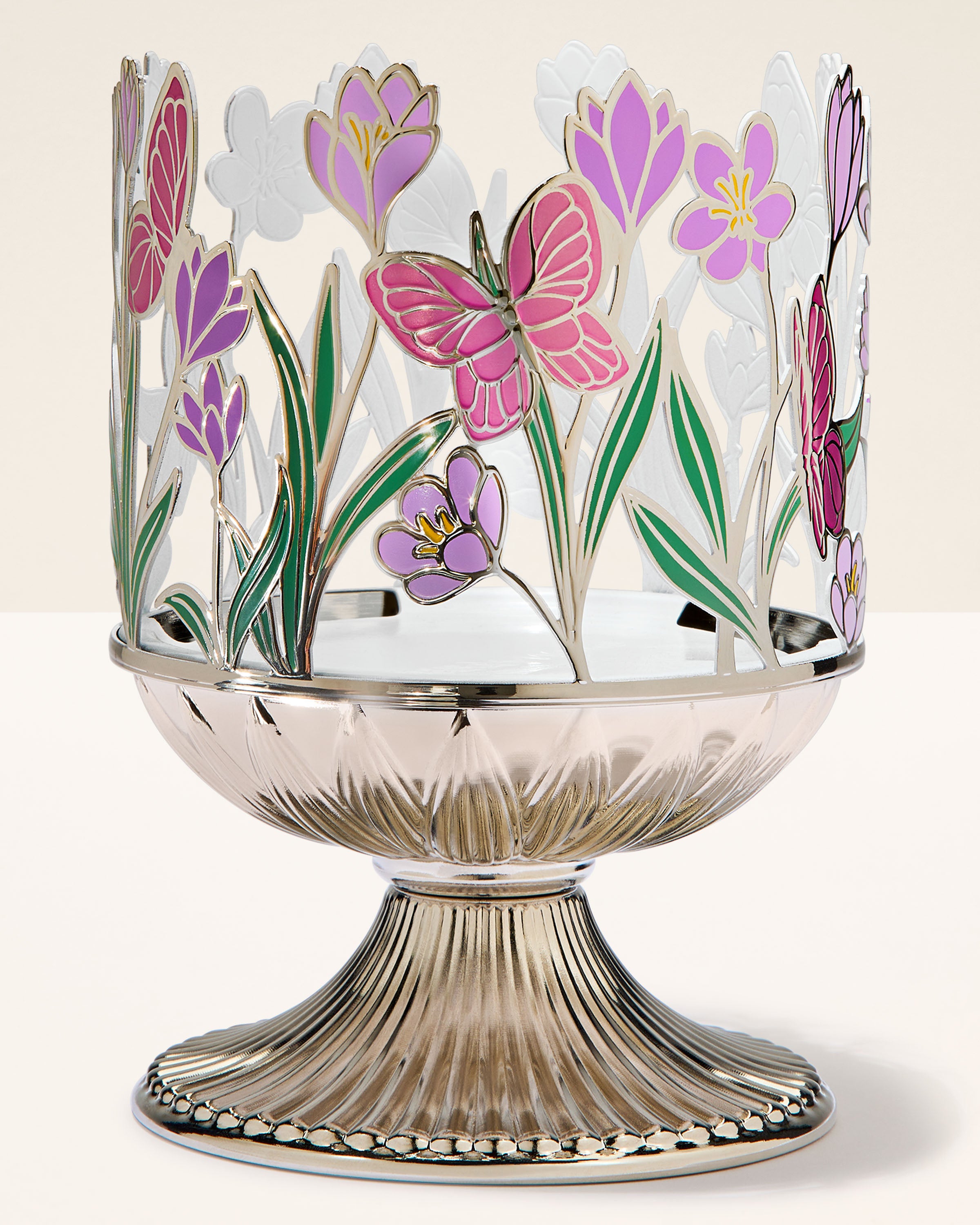 Butterfly 3-Wick Candle Holder