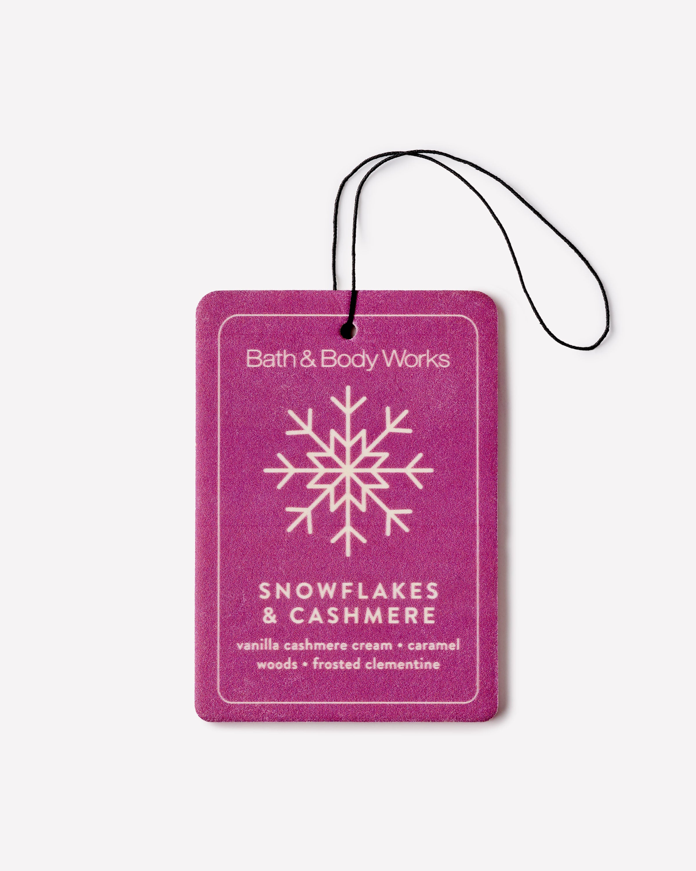 Snowflakes & Cashmere Hanging Fragrance Diffuser