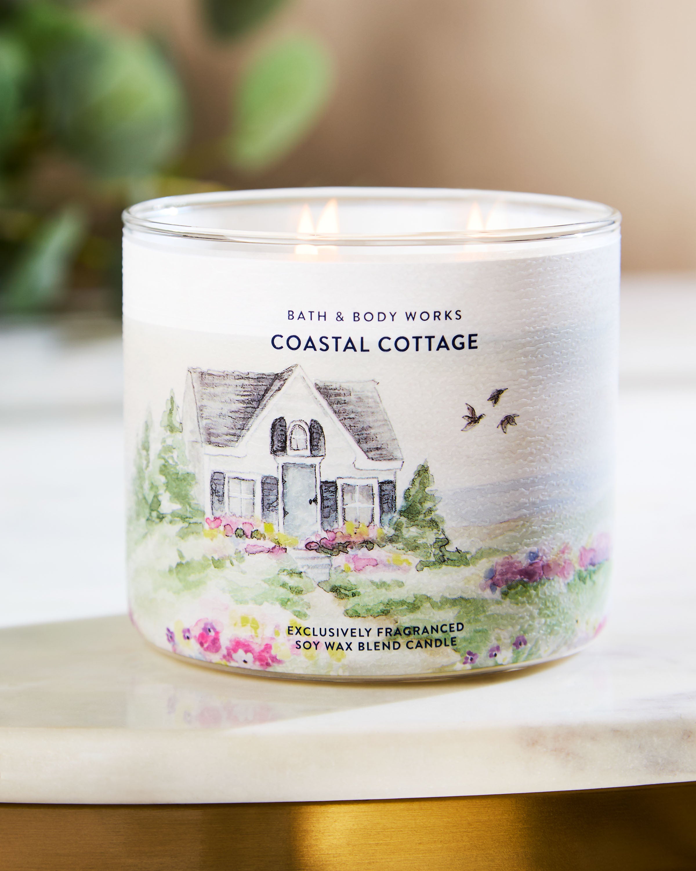 Coastal Cottage 3-Wick Candle