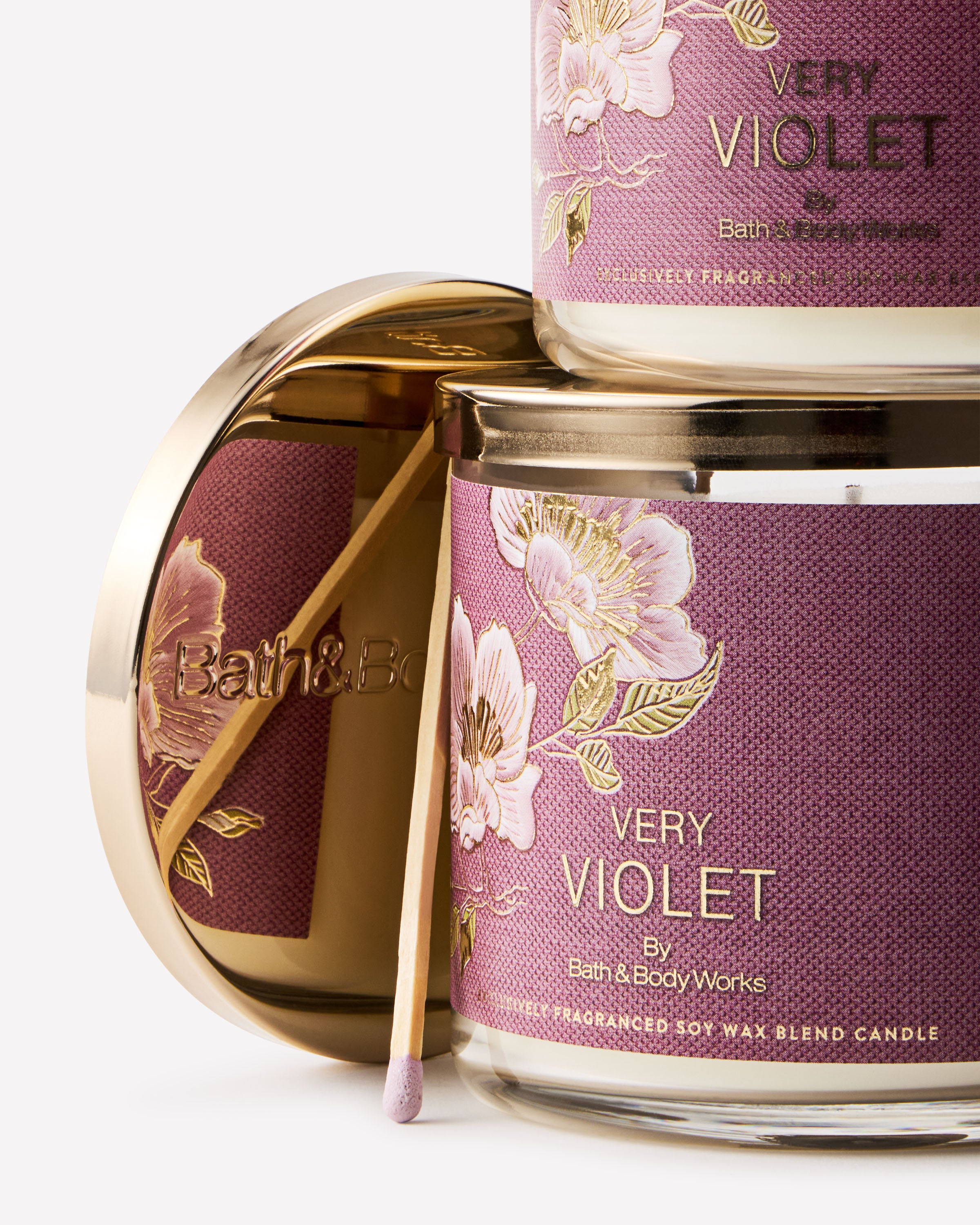 Very Violet By Bath & Body Works 3-Wick Candle
