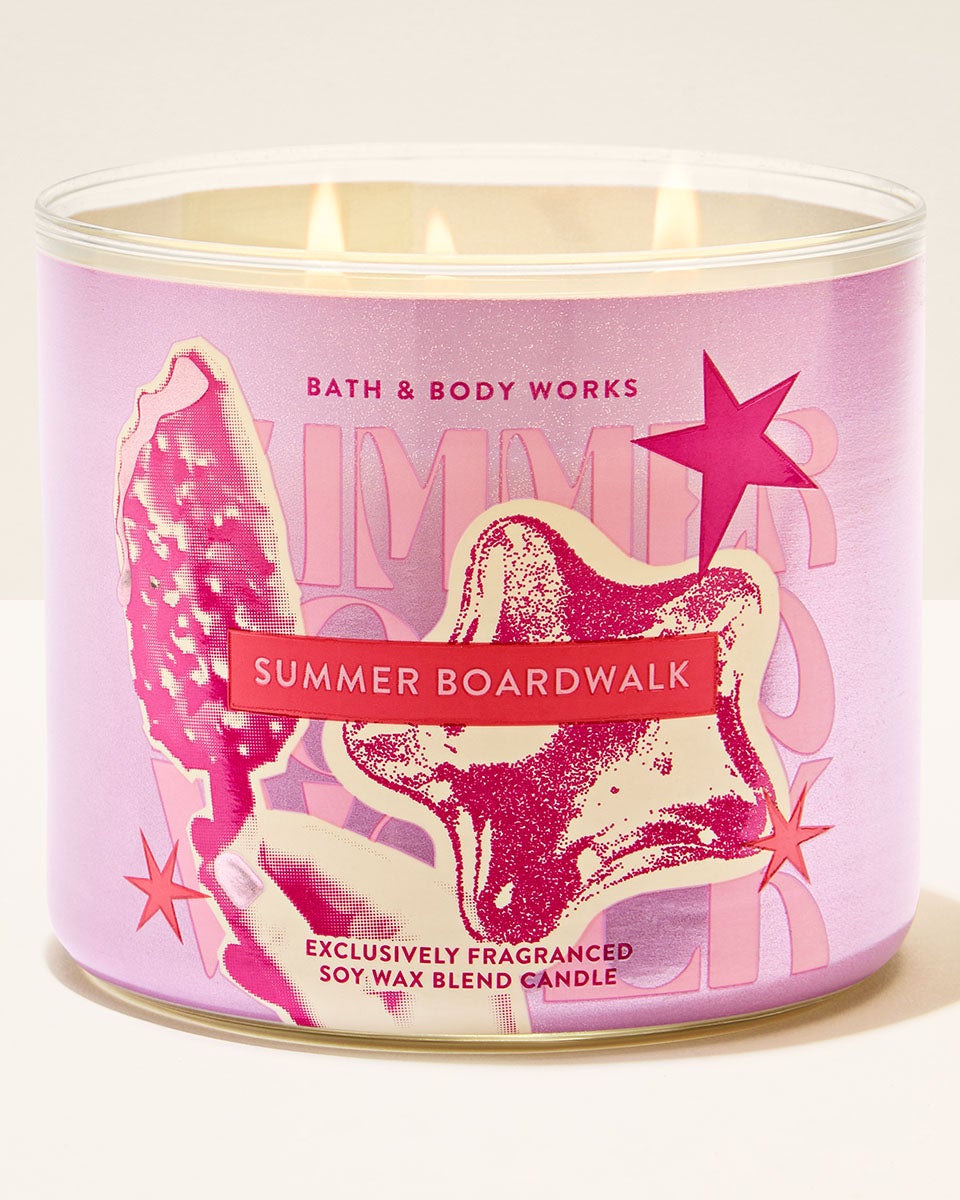 Summer Boardwalk 3-Wick Candle | Bath & Body Works