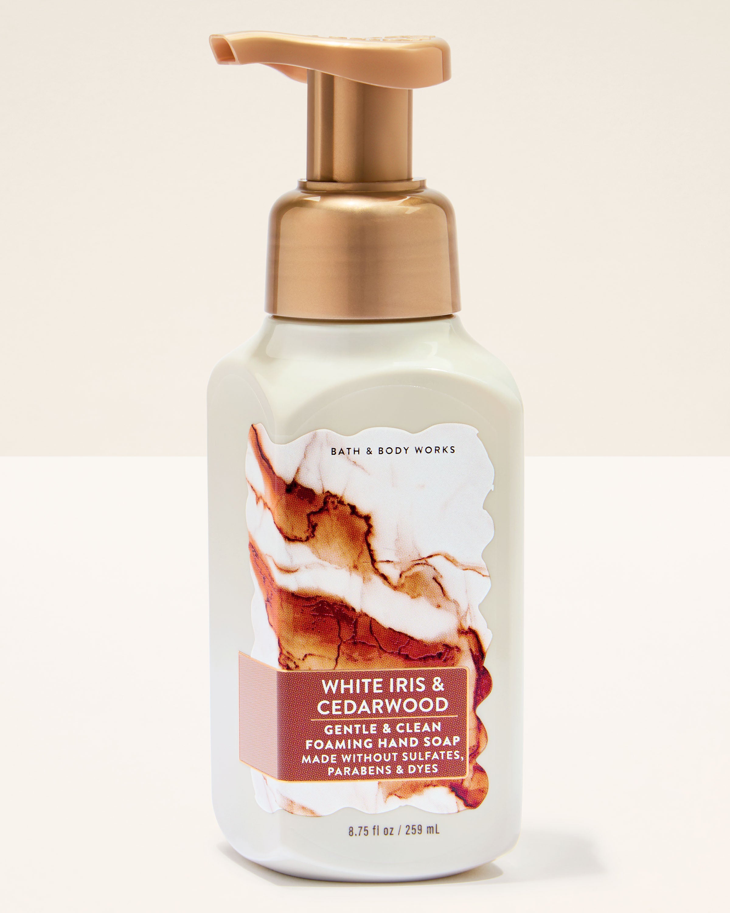 White Iris & Cedarwood Gentle & Clean Foaming Hand Soap