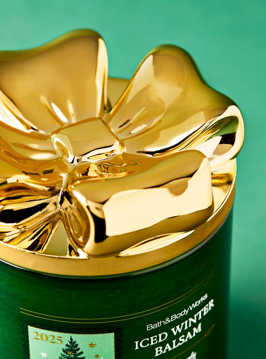 Iced Winter Balsam 3-Wick Candle | Bath & Body Works