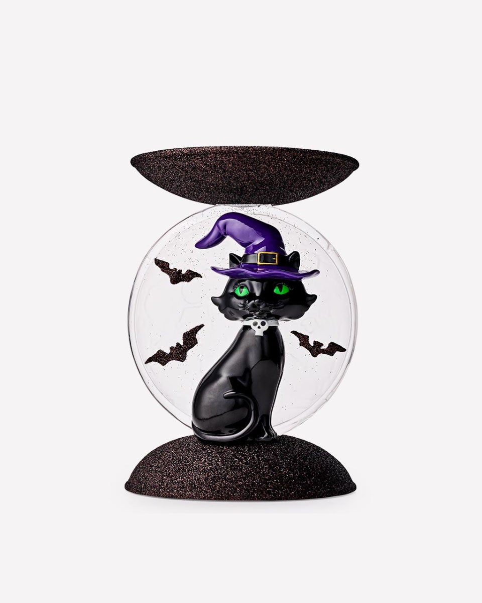 Bath & Body Works キャンドルホルダー Light-up Cat and Moon Pedestal Candle Holder | Bath & Body Works