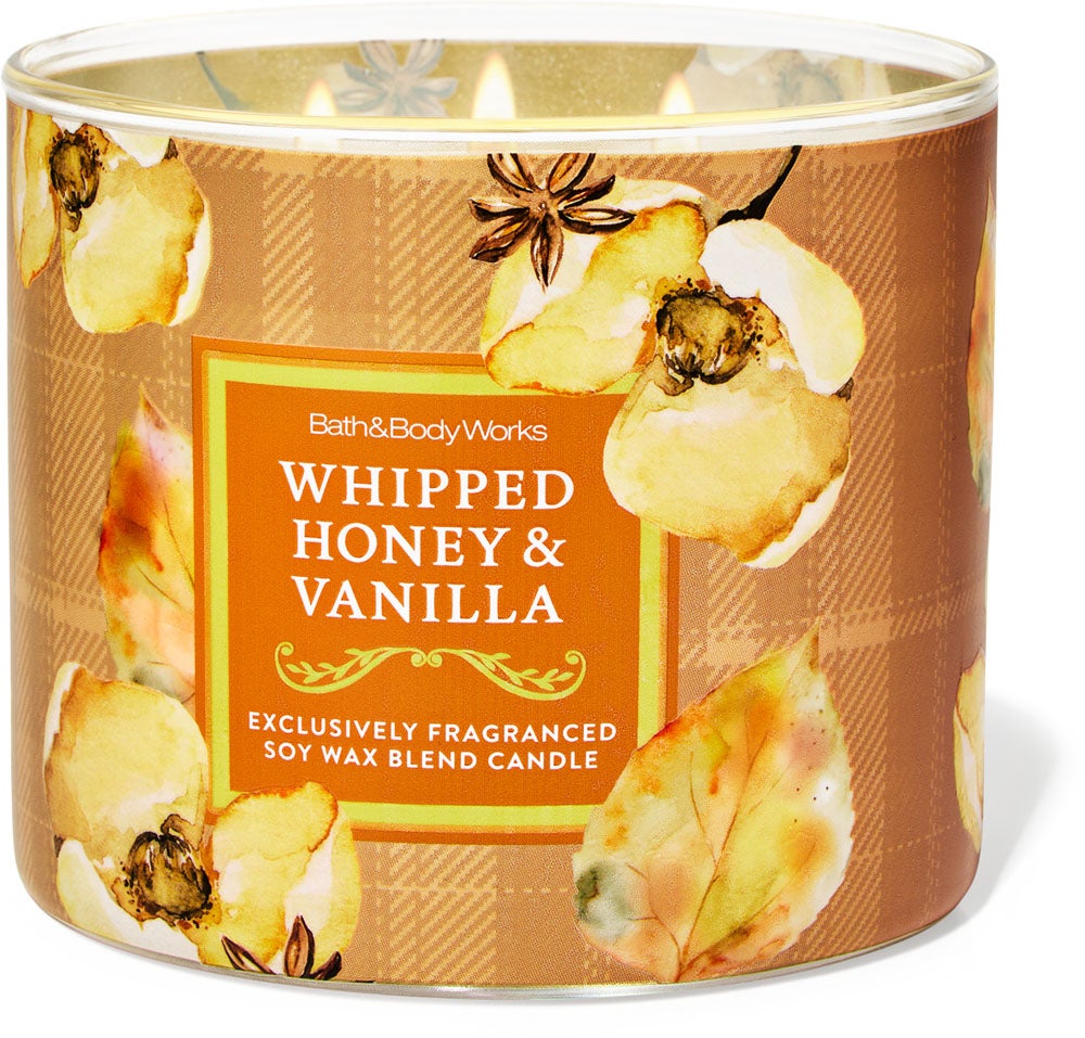 Whipped Honey & Vanilla 3-Wick Candle | Bath & Body Works
