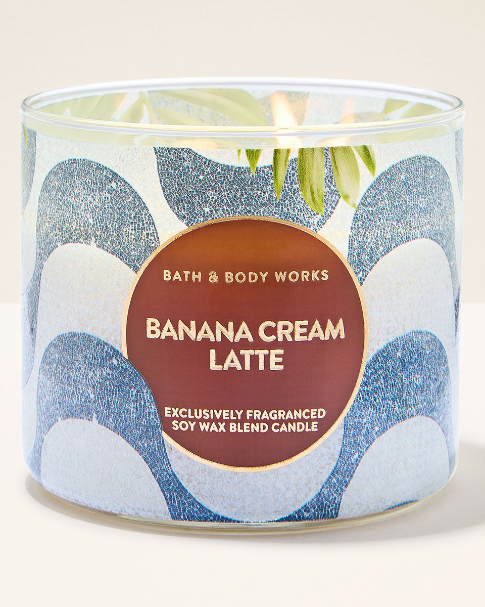 Banana Cream Latte 3-Wick Candle
