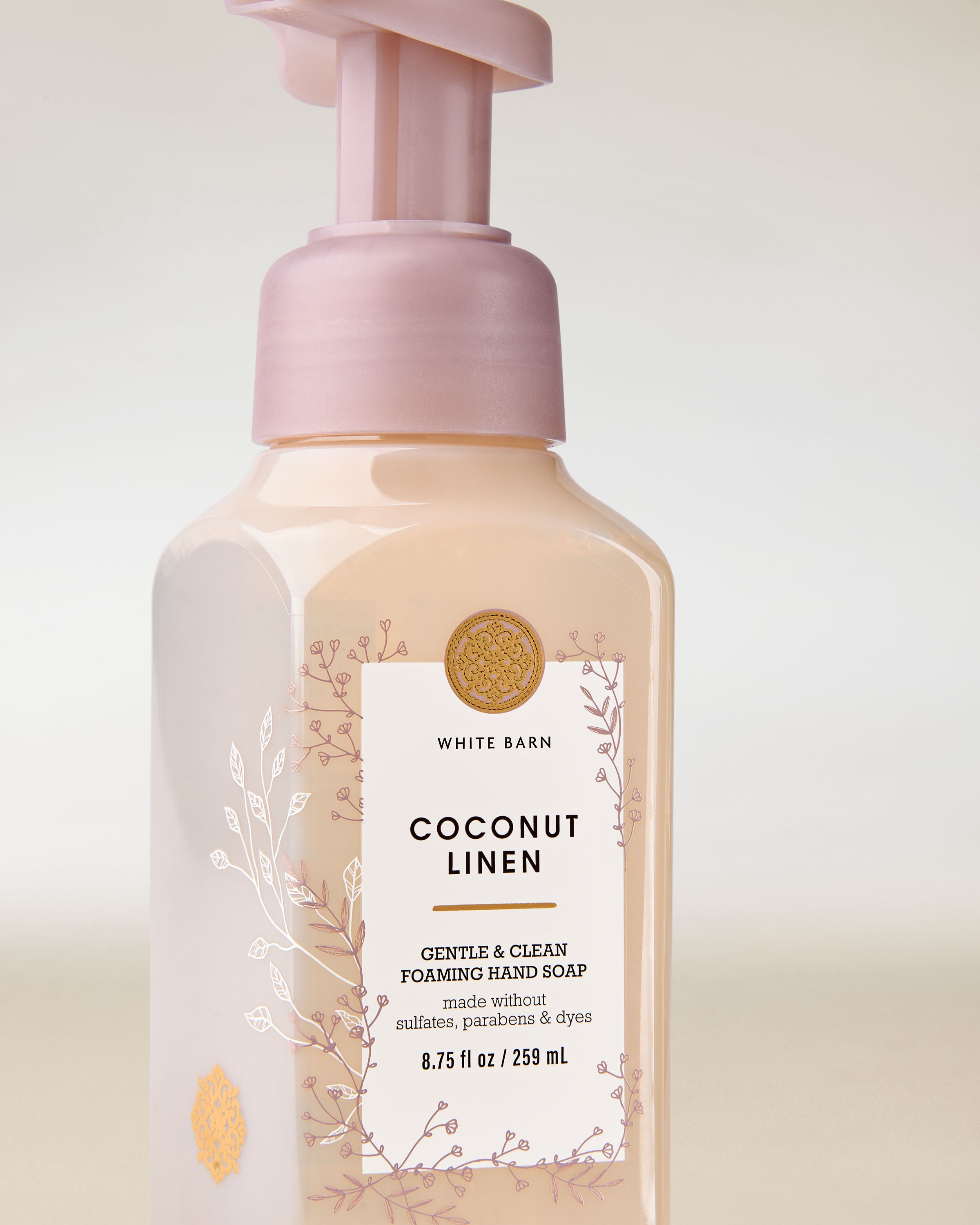 Coconut Linen Gentle & Clean Foaming Hand Soap