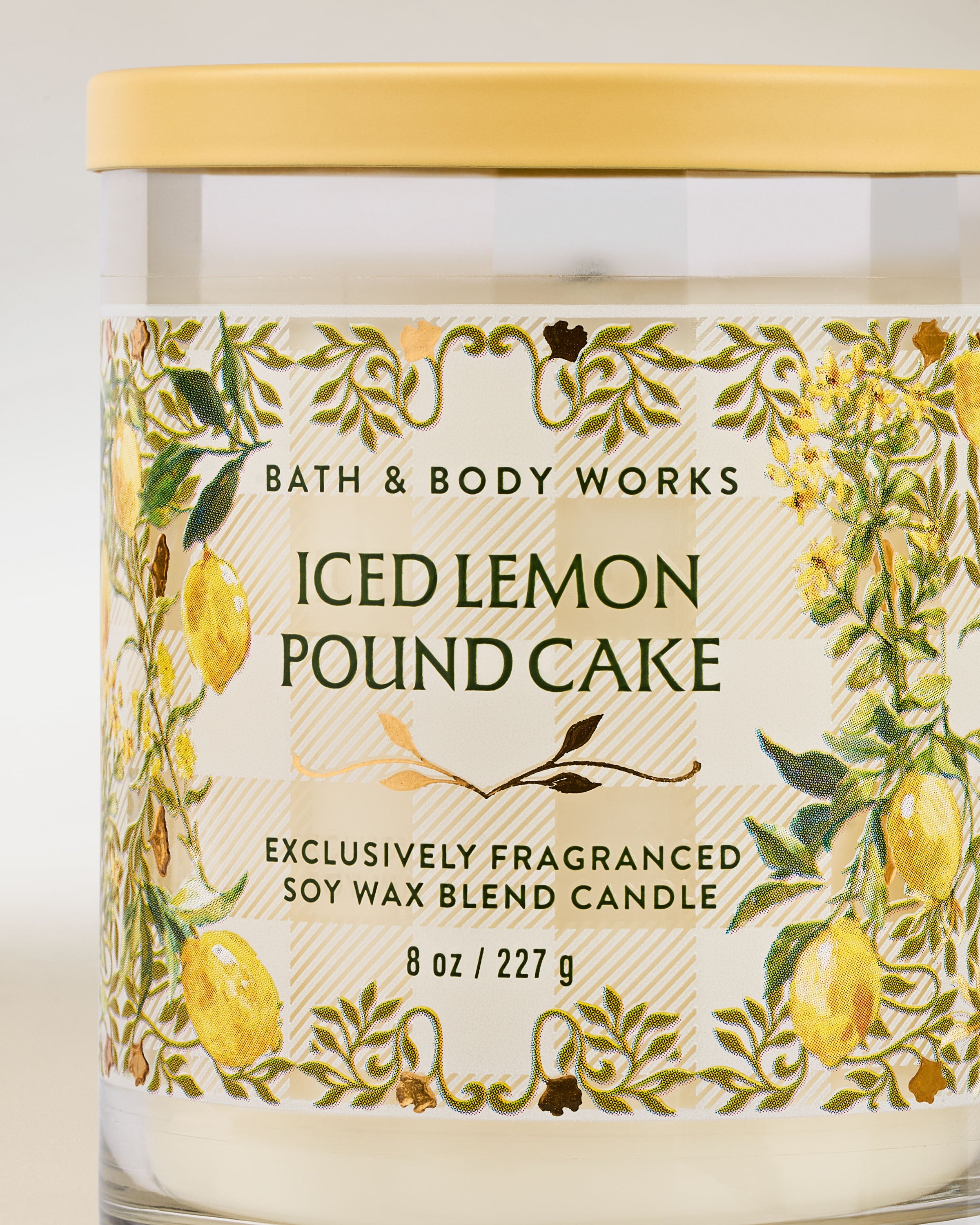 Iced Lemon Pound Cake Single Wick Candle