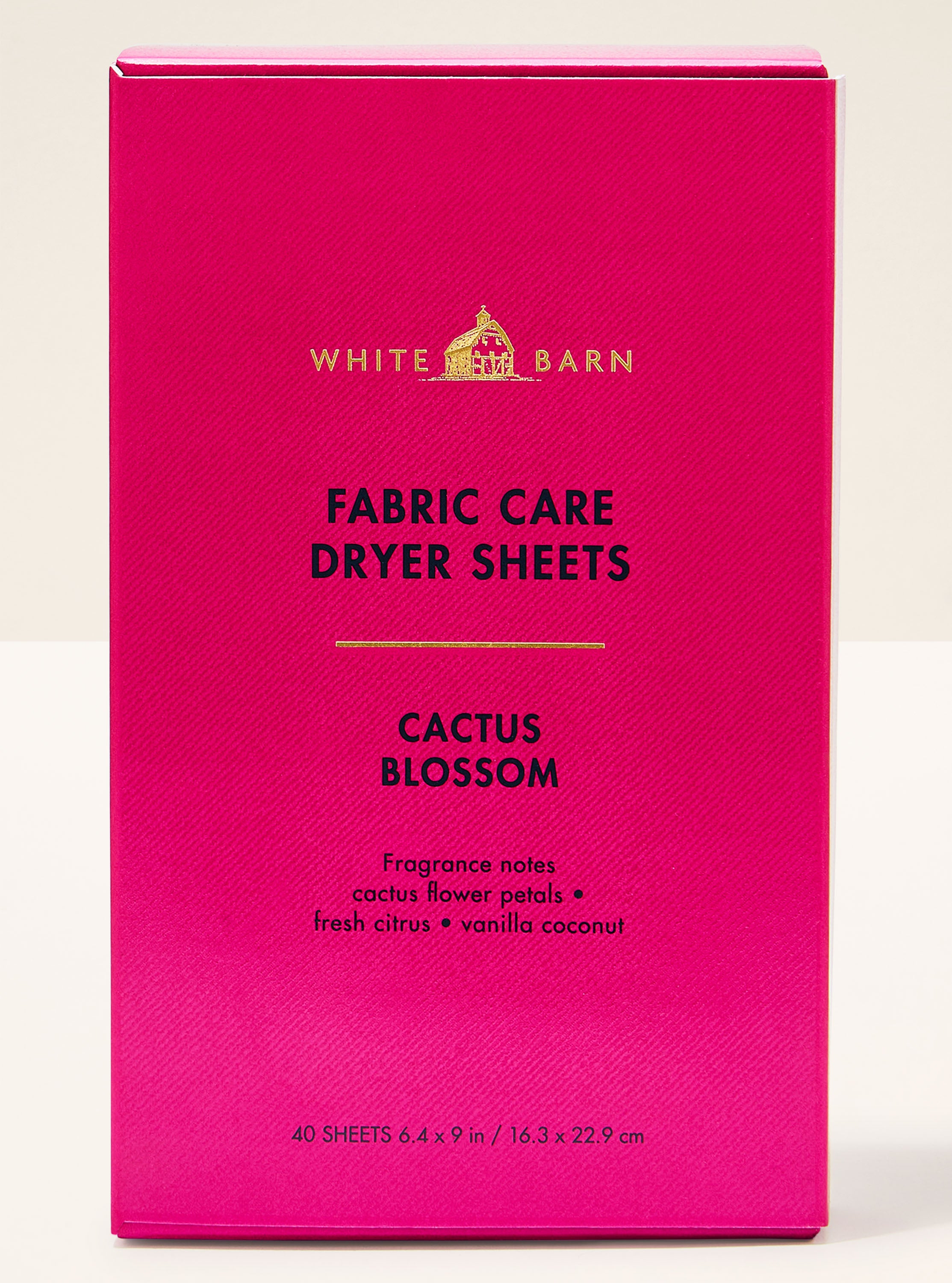 Cactus Blossom Dryer Sheets