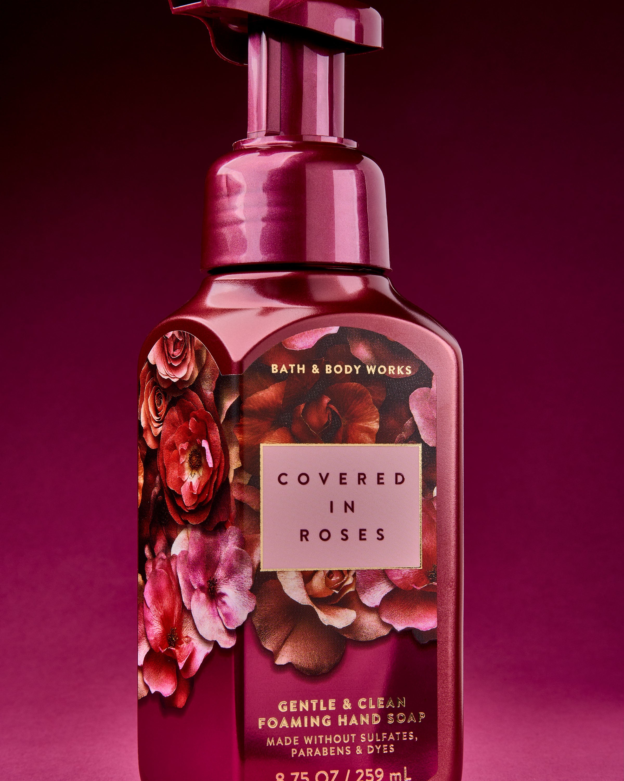 Covered In Roses Gentle & Clean Foaming Hand Soap