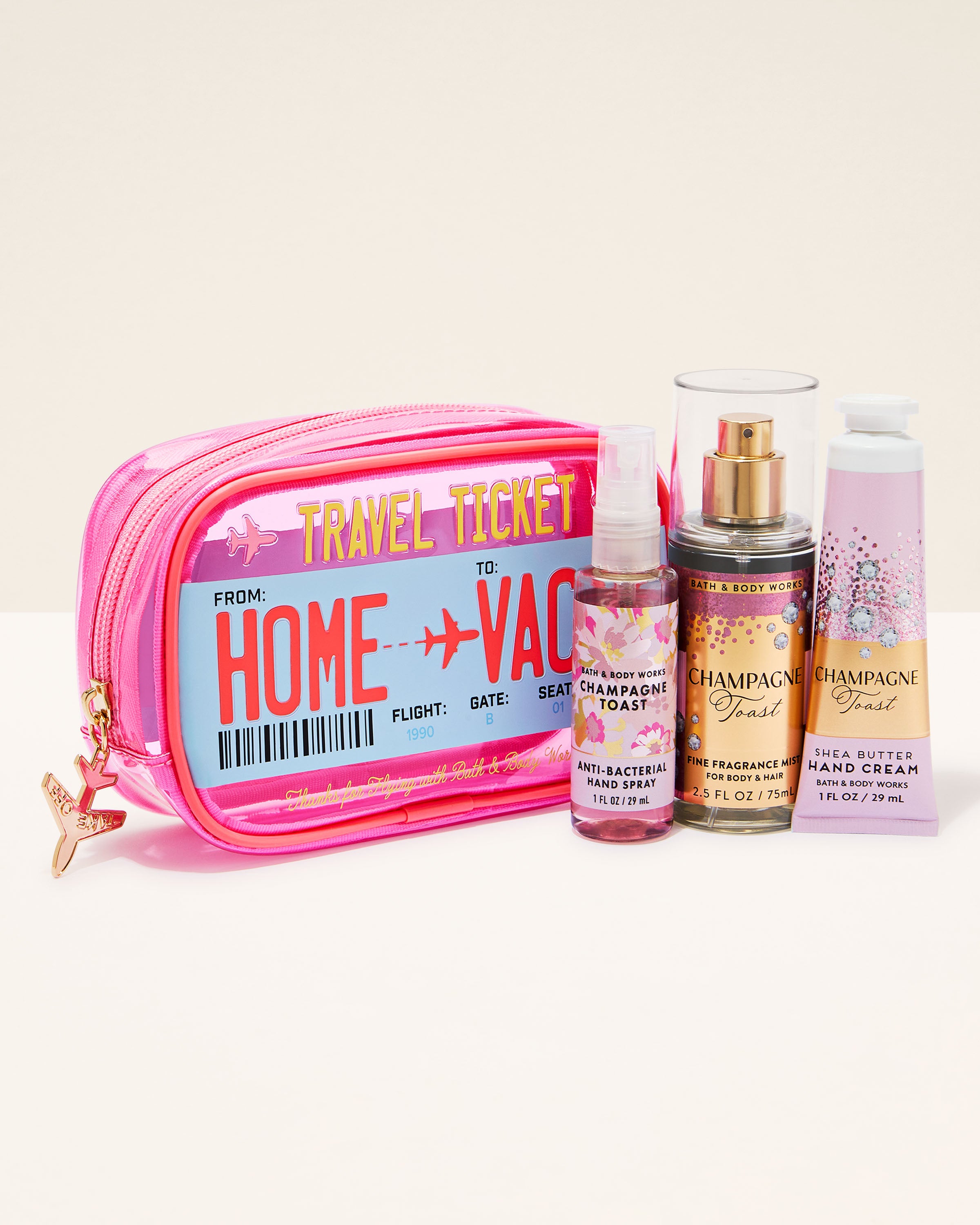 Champagne Toast Travel Set