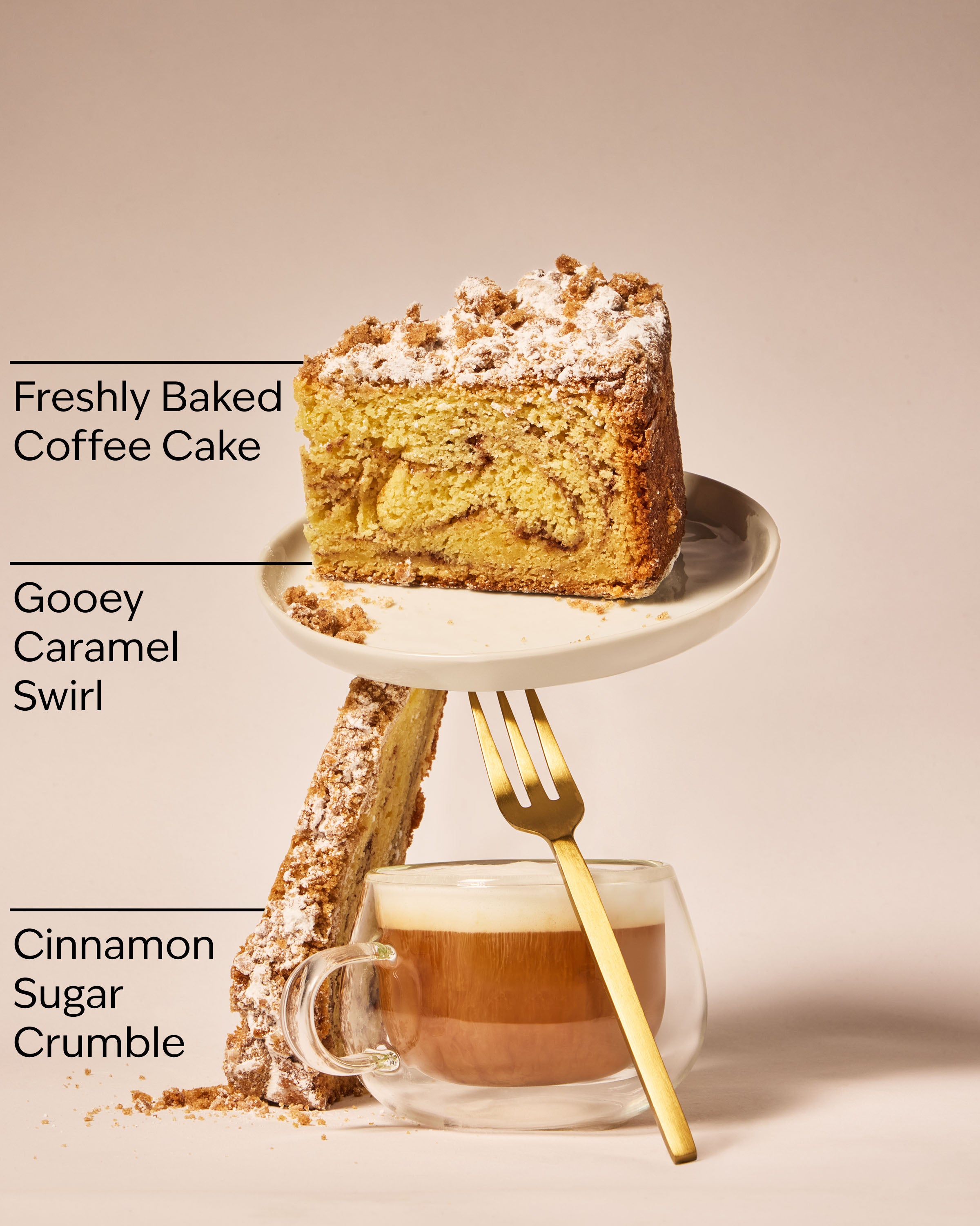 Cinnamon Sugar Coffee Cake 3-Wick Candle