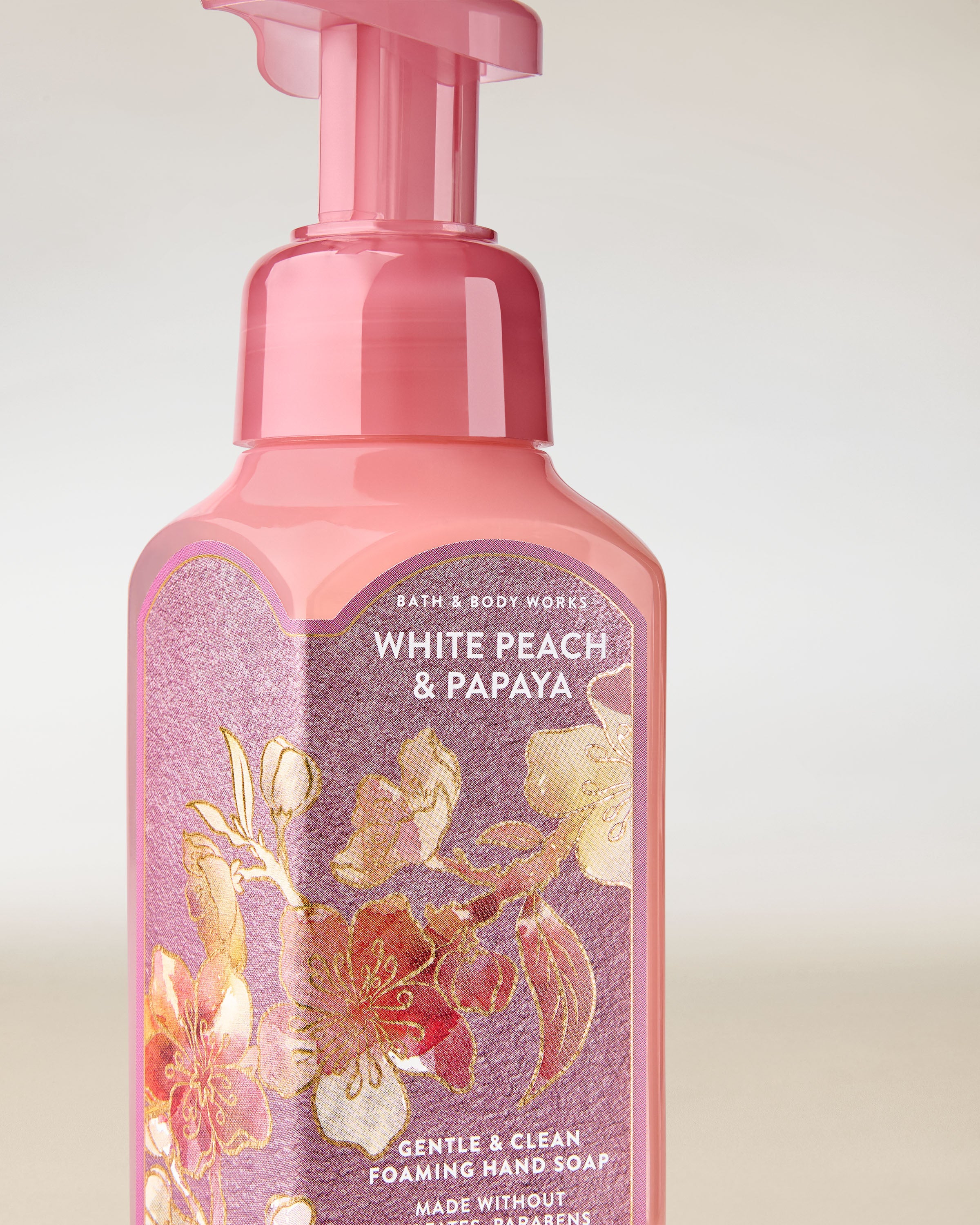 White Peach & Papaya Gentle & Clean Foaming Hand Soap