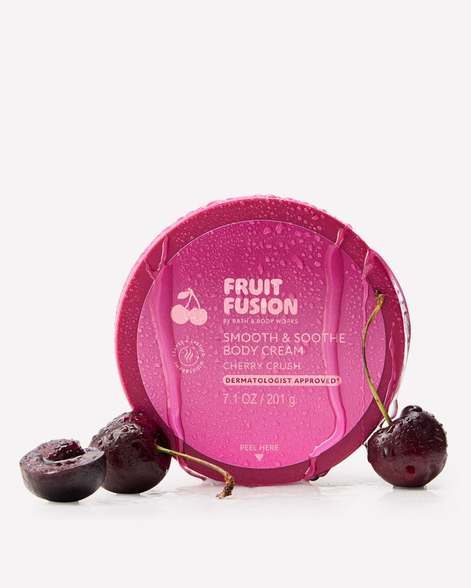 Cherry Crush Smooth & Soothe Body Cream | Bath & Body Works