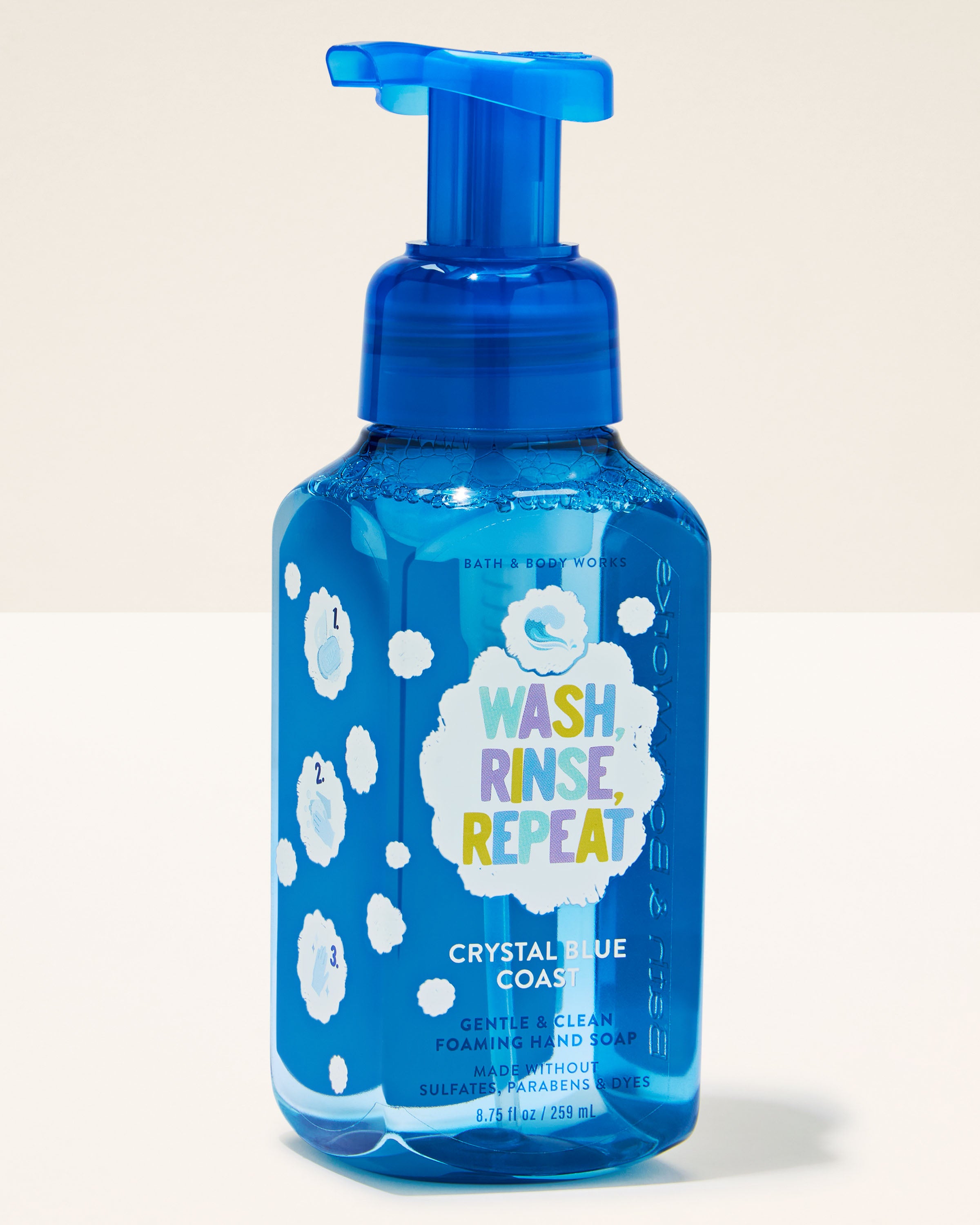 Crystal Blue Coast Gentle & Clean Foaming Hand Soap