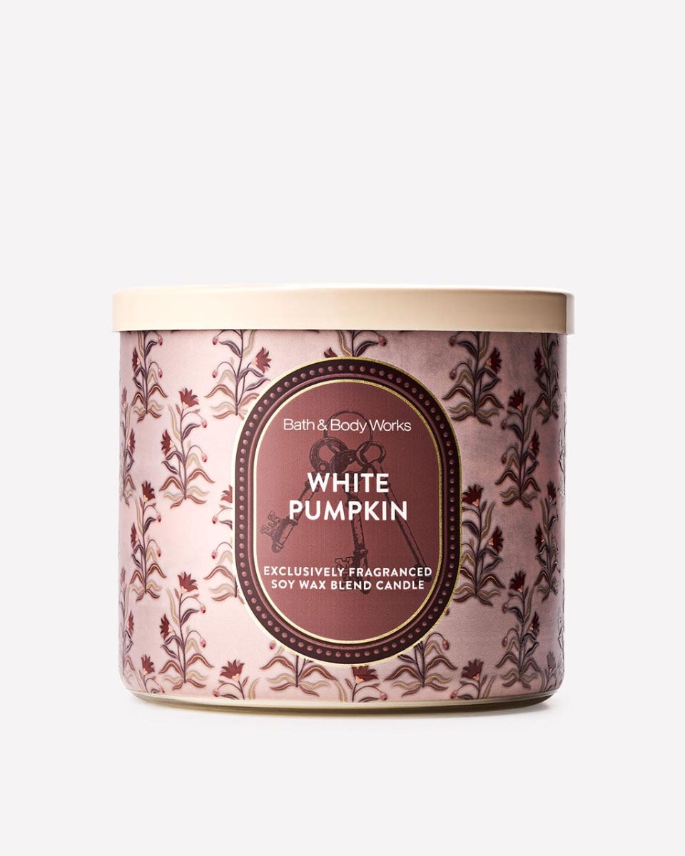 White Pumpkin 3-Wick Candle