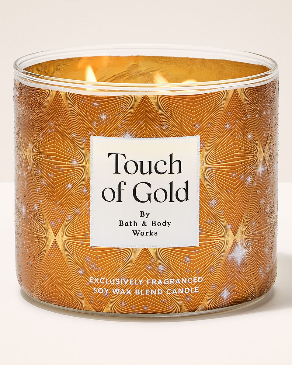Touch Of Gold 3-Wick Candle | Bath & Body Works