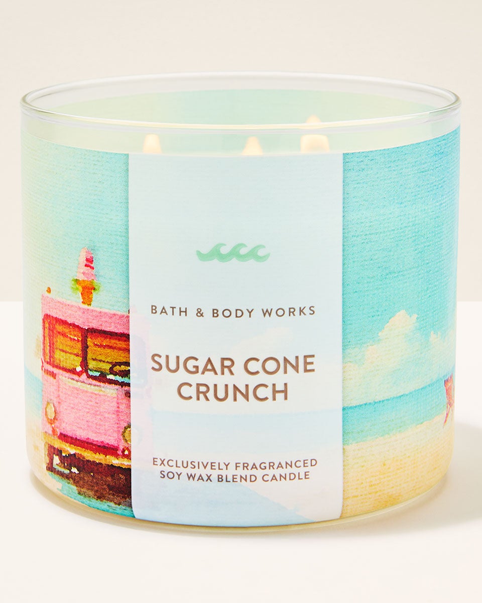 Sugar Cone Crunch 3-Wick Candle | Bath & Body Works
