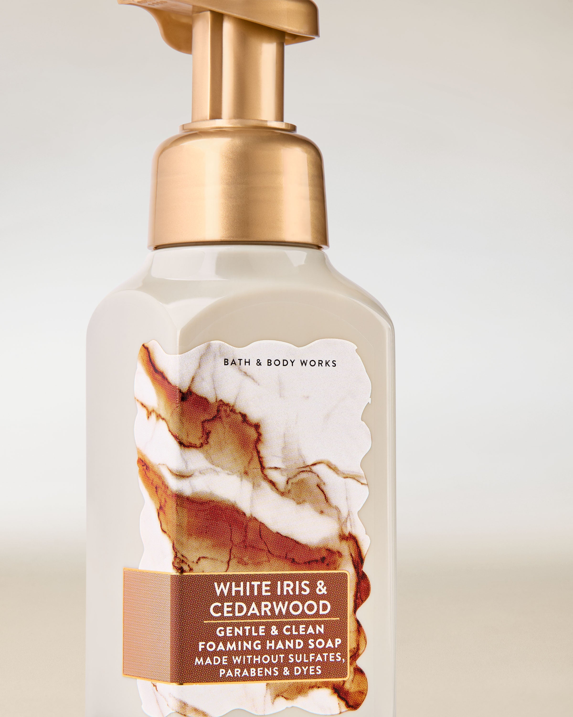 White Iris & Cedarwood Gentle & Clean Foaming Hand Soap