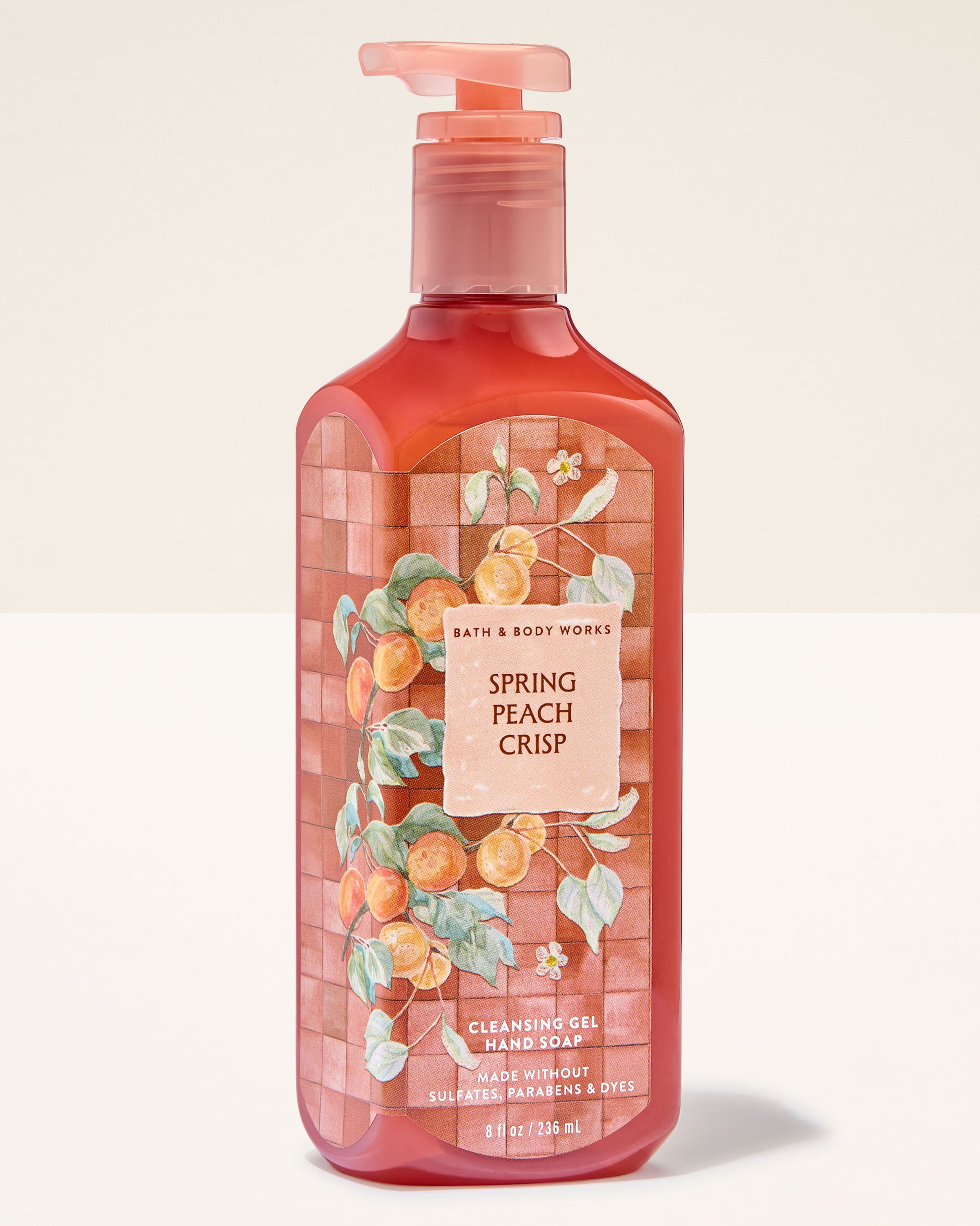 Spring Peach Crisp Cleansing Gel Hand Soap
