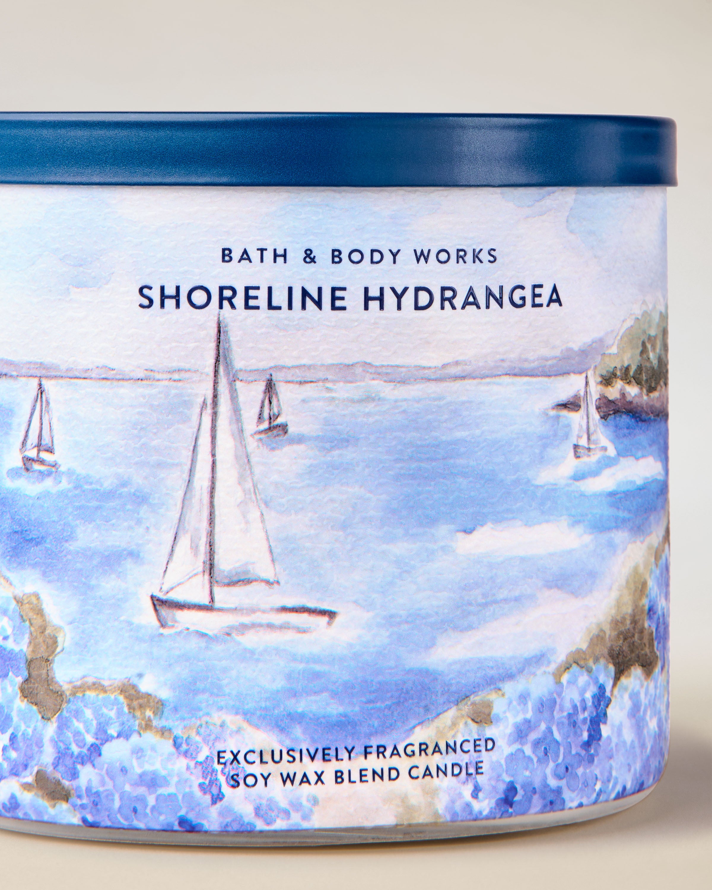 Shoreline Hydrangea 3-Wick Candle