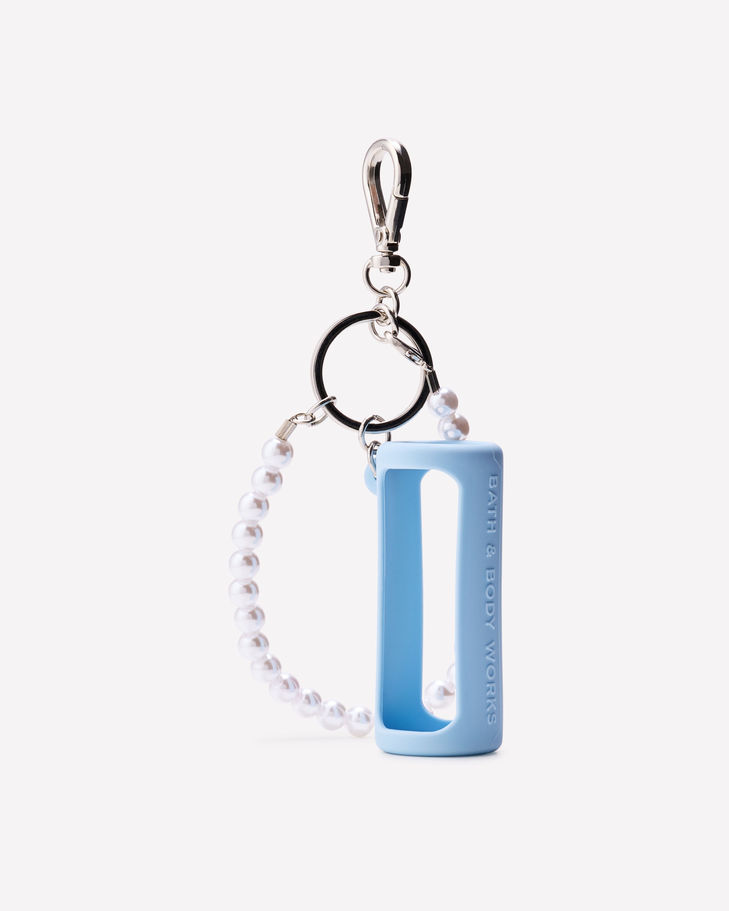 Blue with Pearl Wristlet Hand Sanitizer Spray Holder