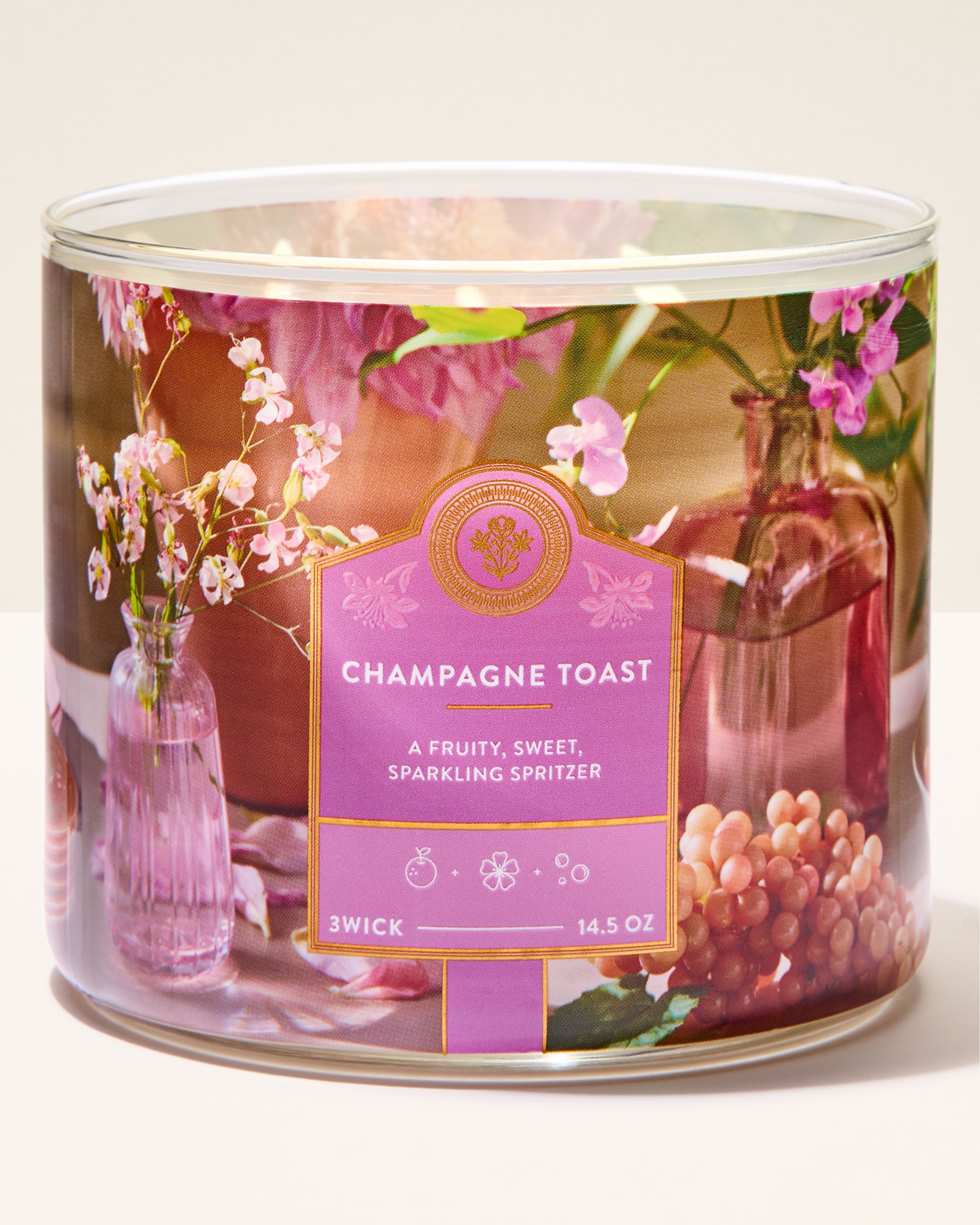 Champagne Toast 3-Wick Candle