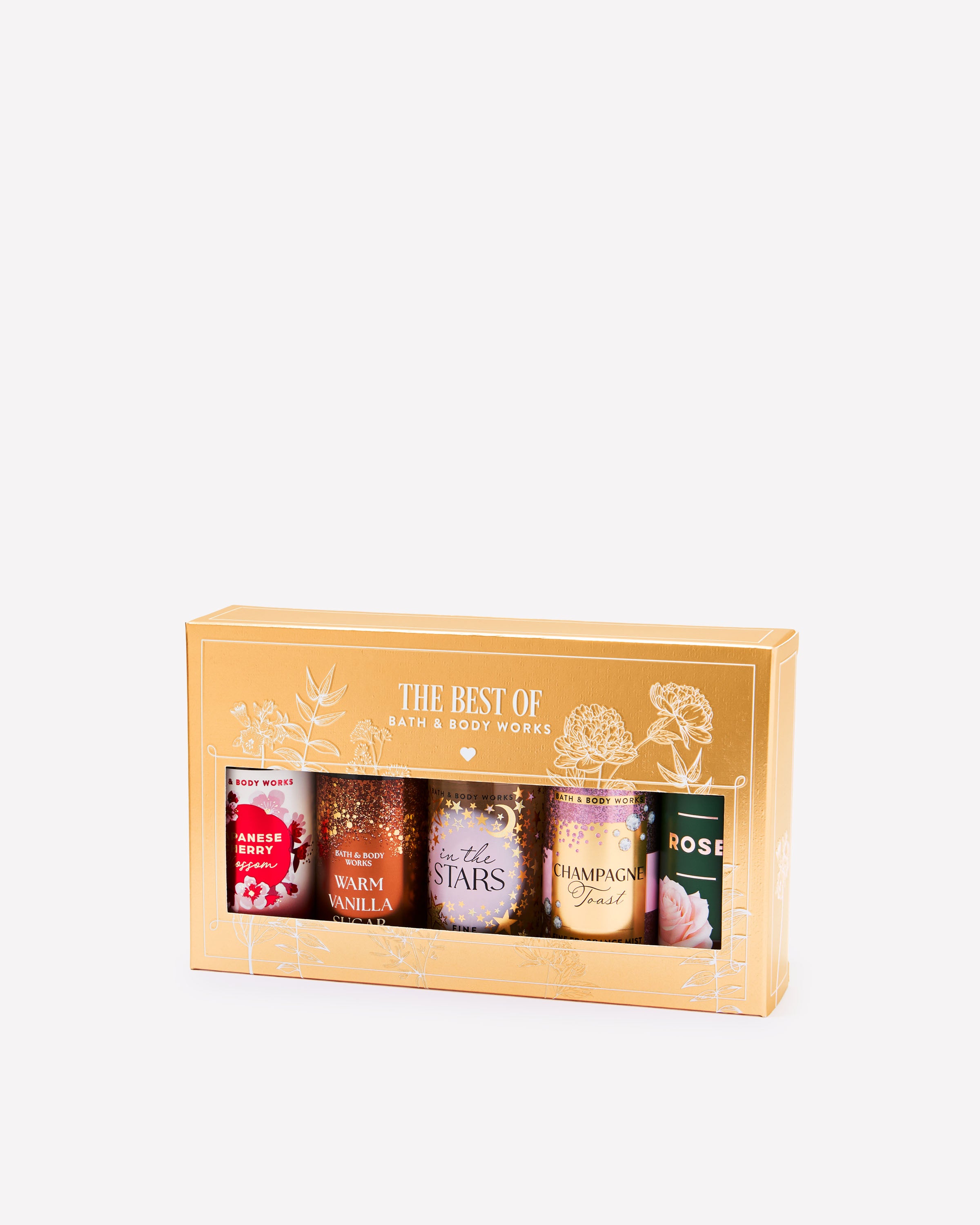 The Best of Bath & Body Works 5-piece Mini Fine Fragrance Mist Gift Set