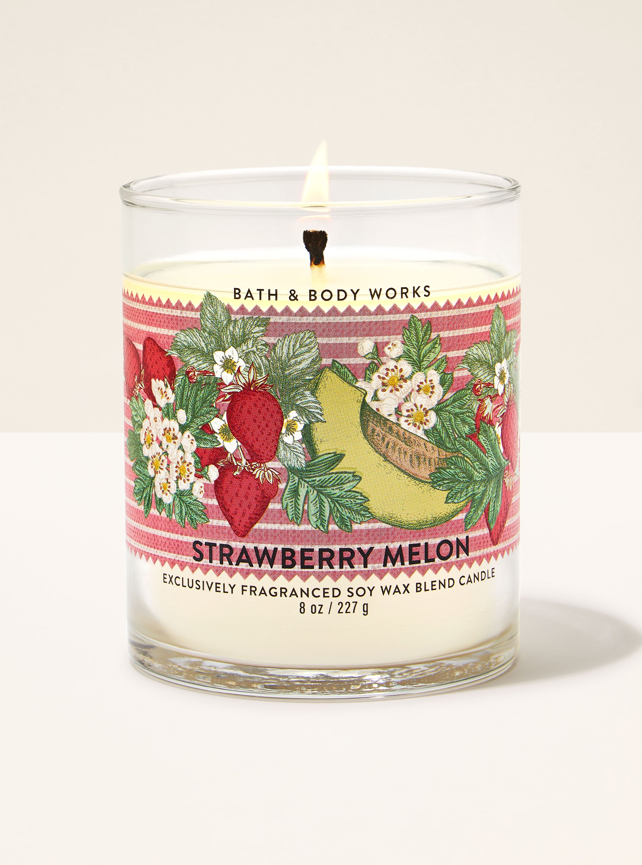 Strawberry Melon Single Wick Candle