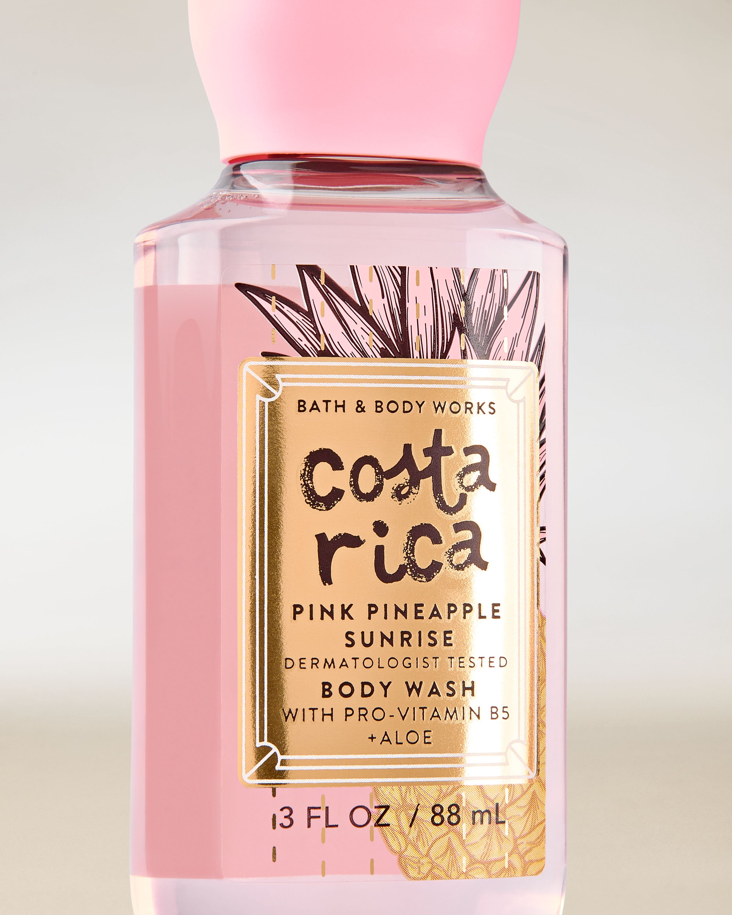 Pink Pineapple Sunrise Travel Size Body Wash