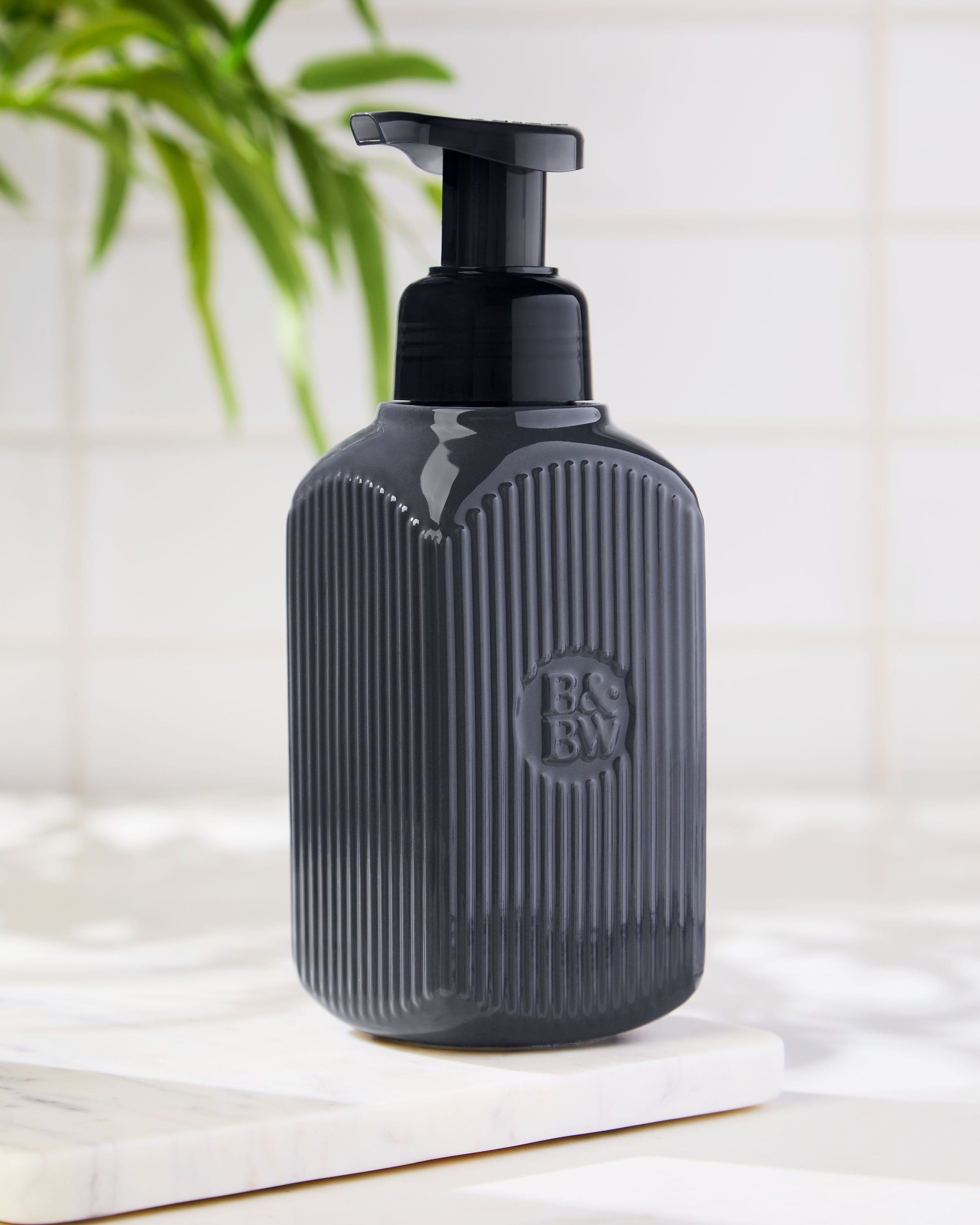 Charcoal Ceramic  Gentle & Clean Foaming Hand Soap Dispenser