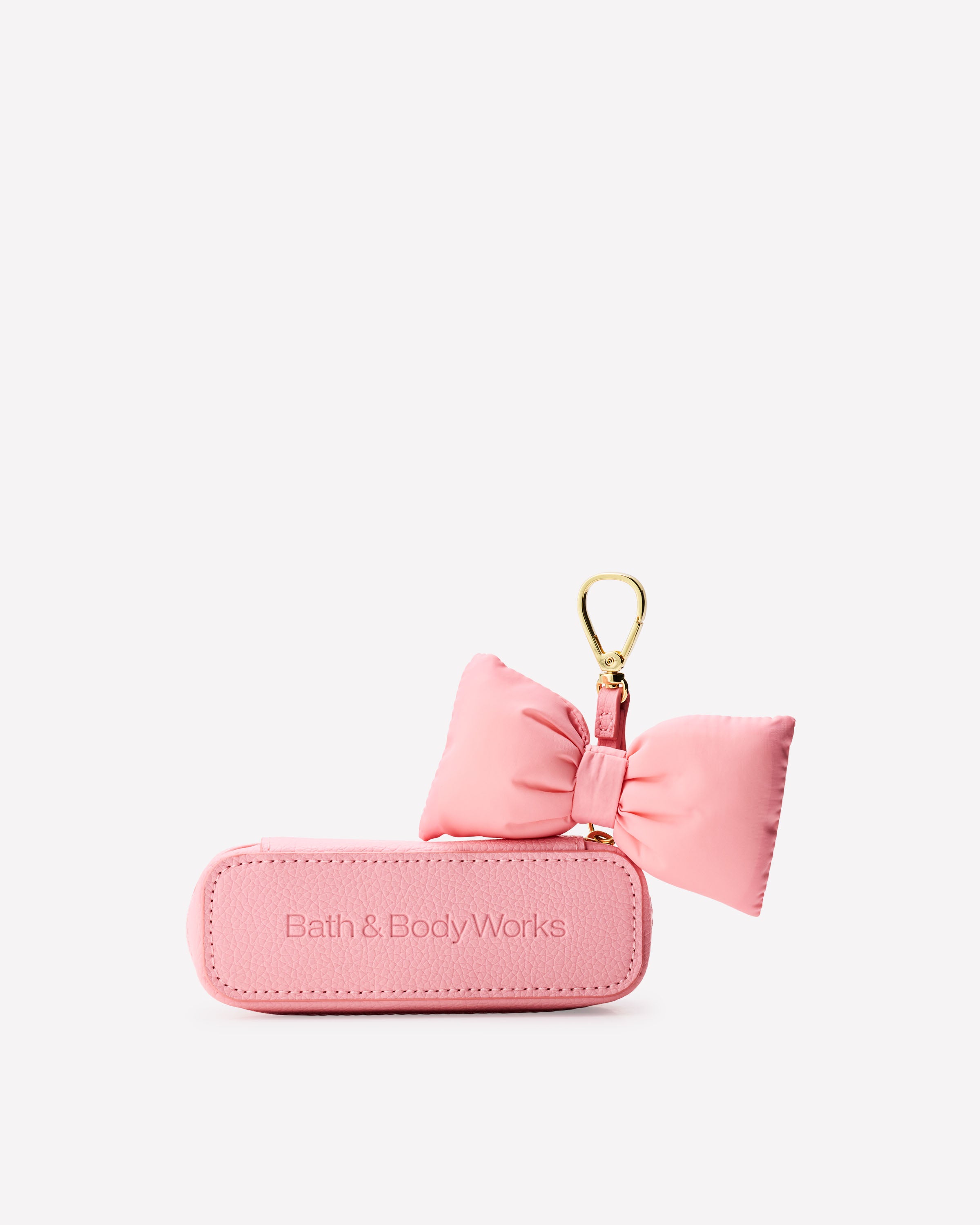 Pink Bow Spray Sanitizer & Lip Holder