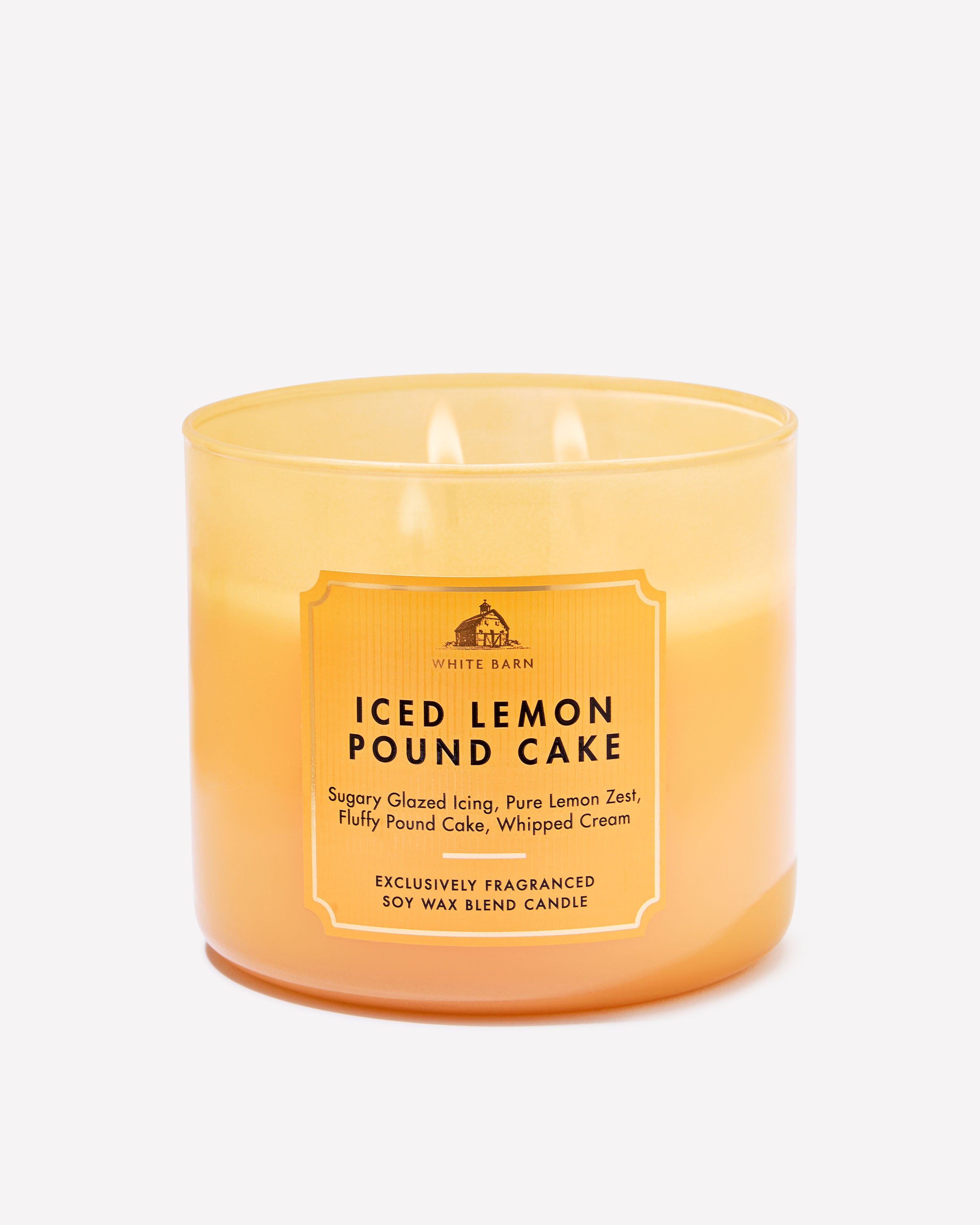 Iced Lemon Pound Cake 3-Wick Candle