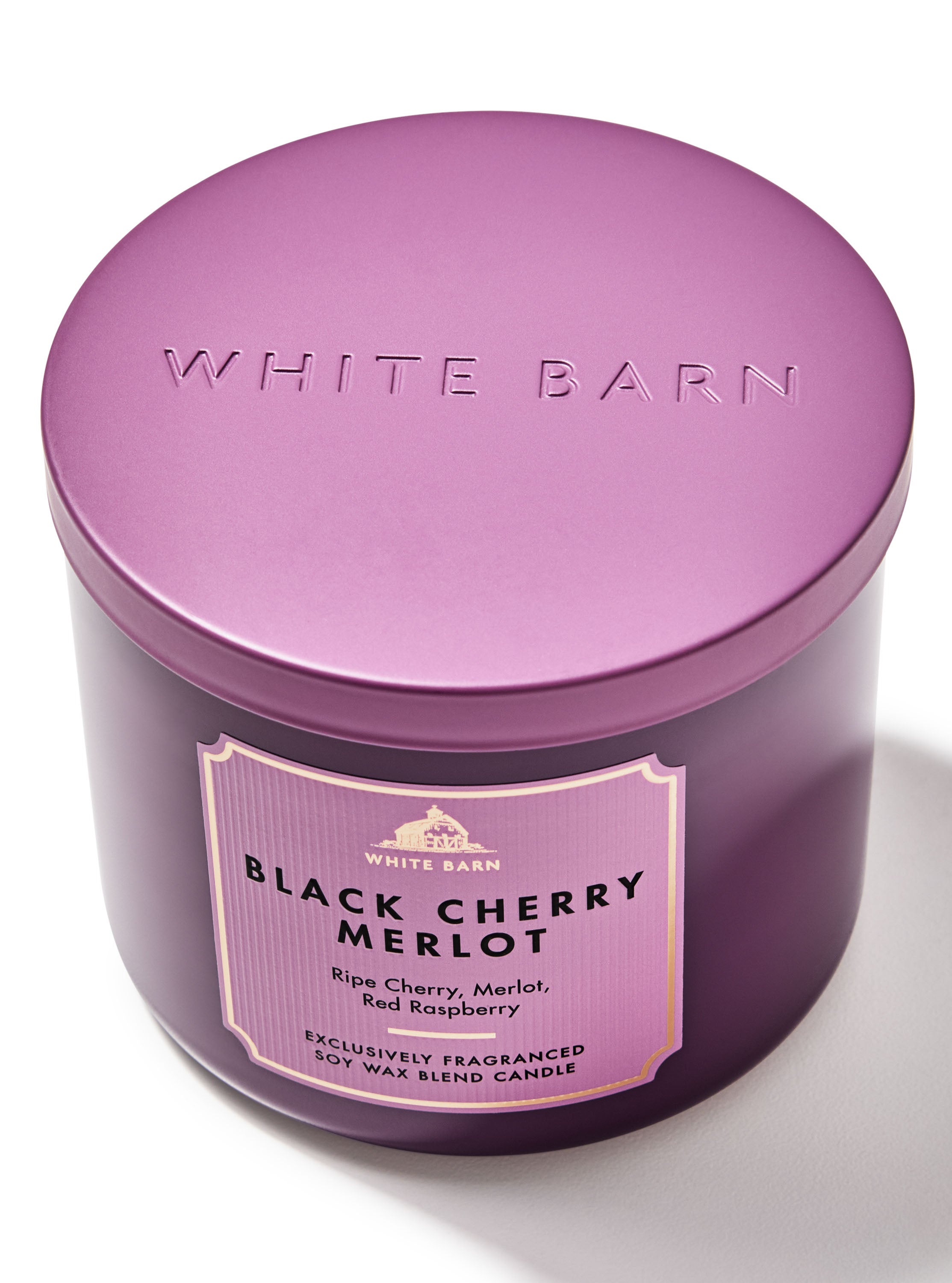Black Cherry Merlot 3-Wick Candle