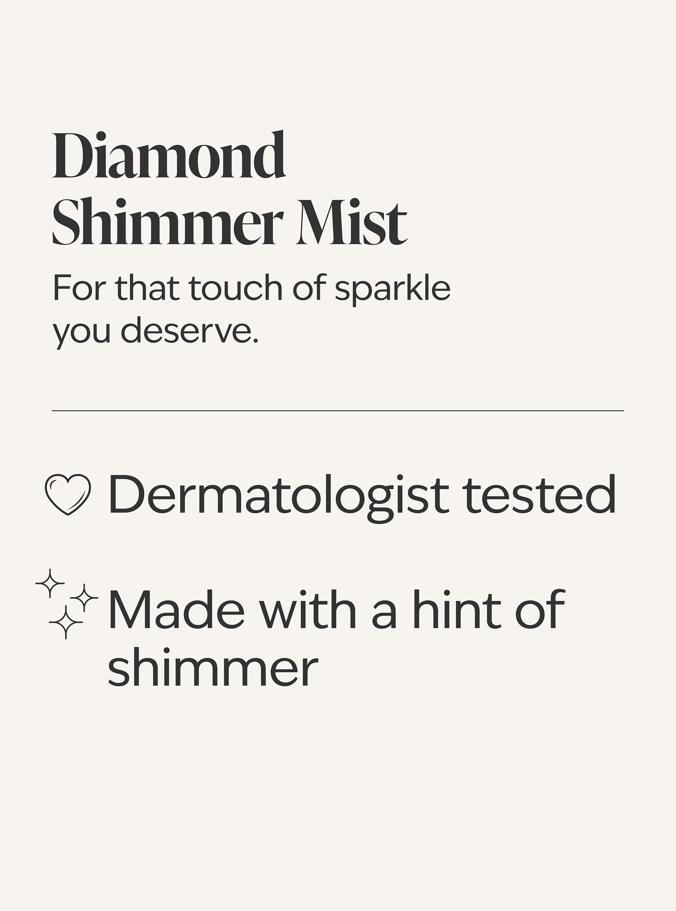 Champagne Toast Diamond Shimmer Mist