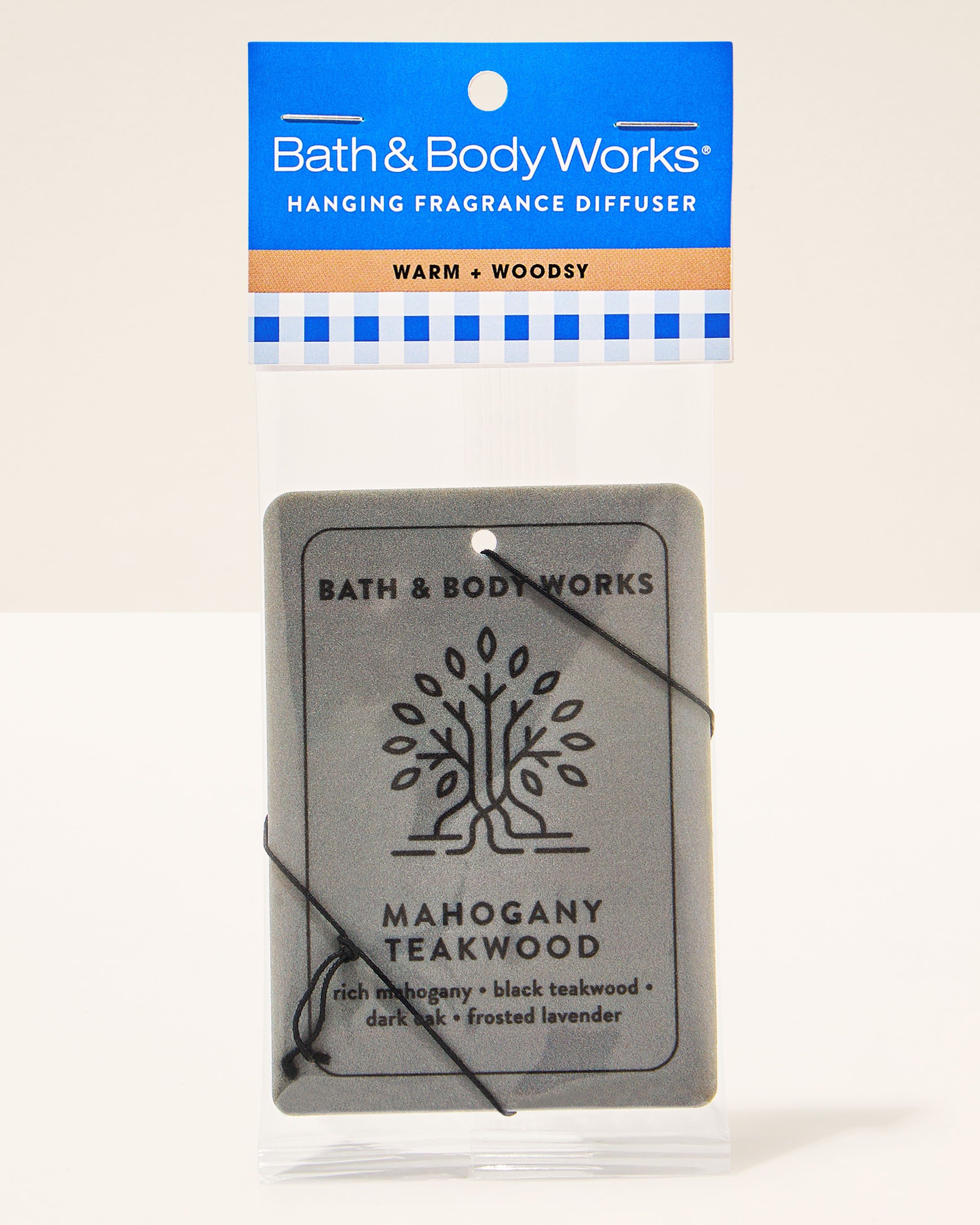 Mahogany Teakwood Hanging Fragrance Diffuser