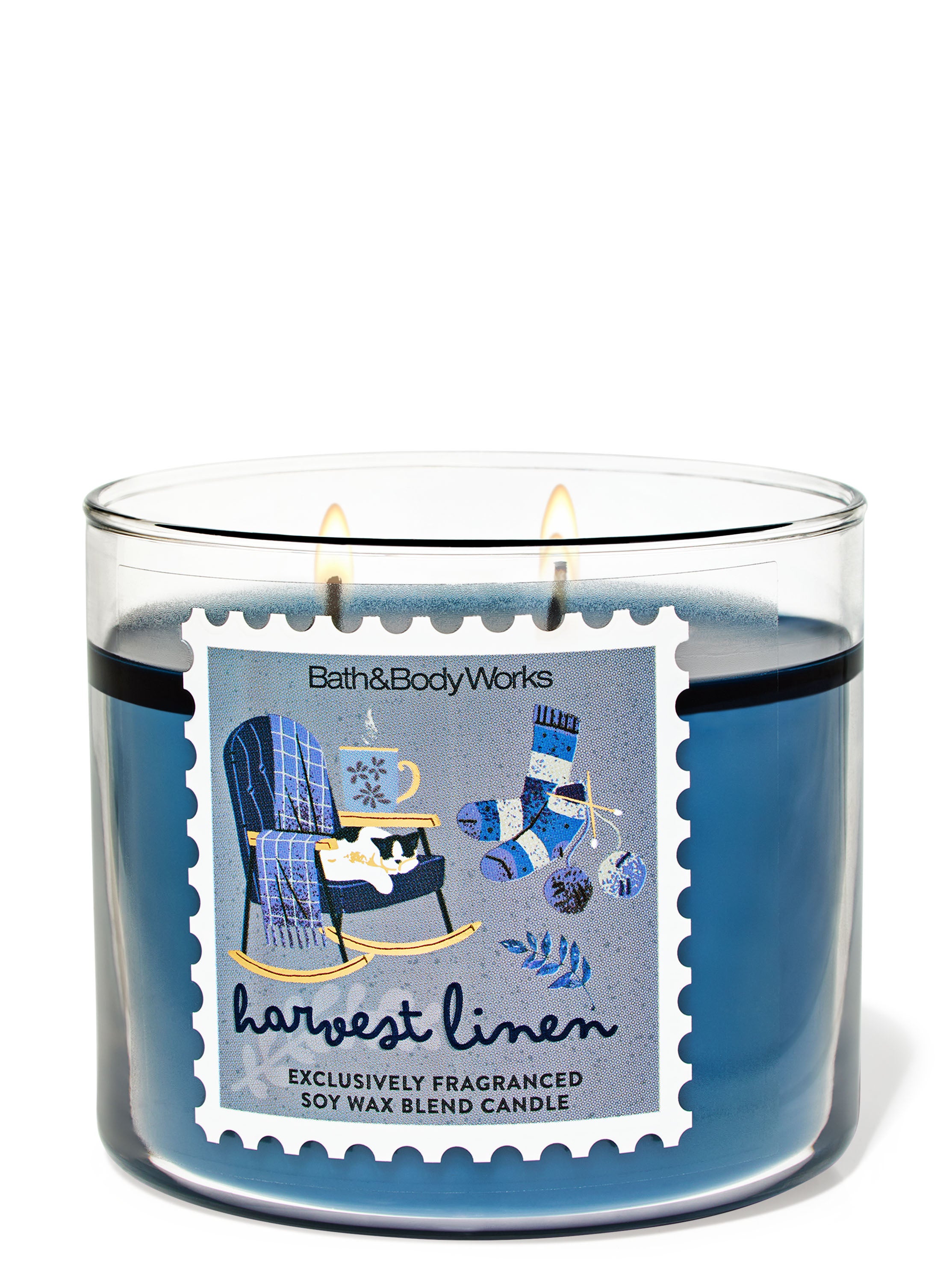 Harvest Linen 3-Wick Candle