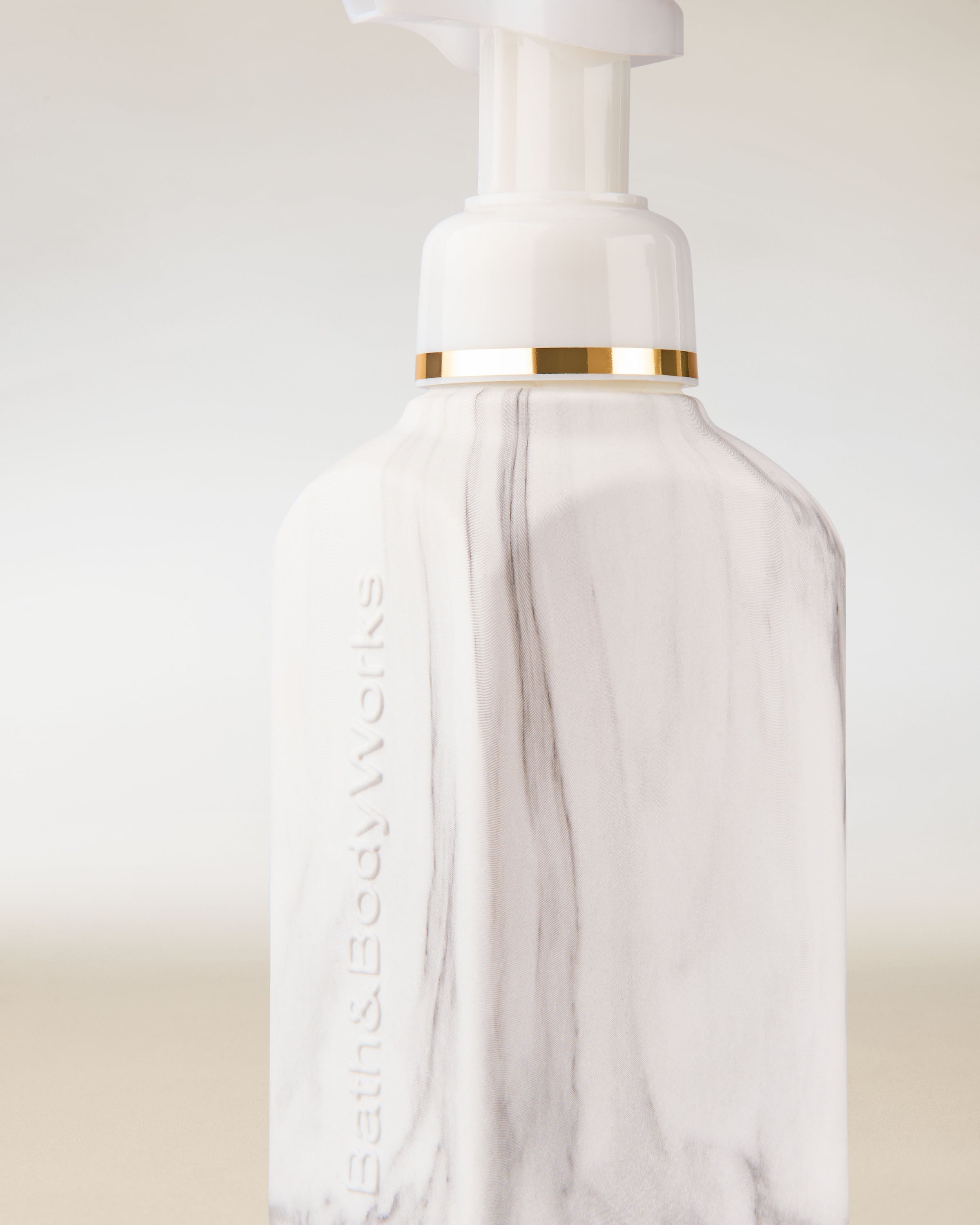 White Marble Gentle & Clean Foaming Hand Soap Dispenser