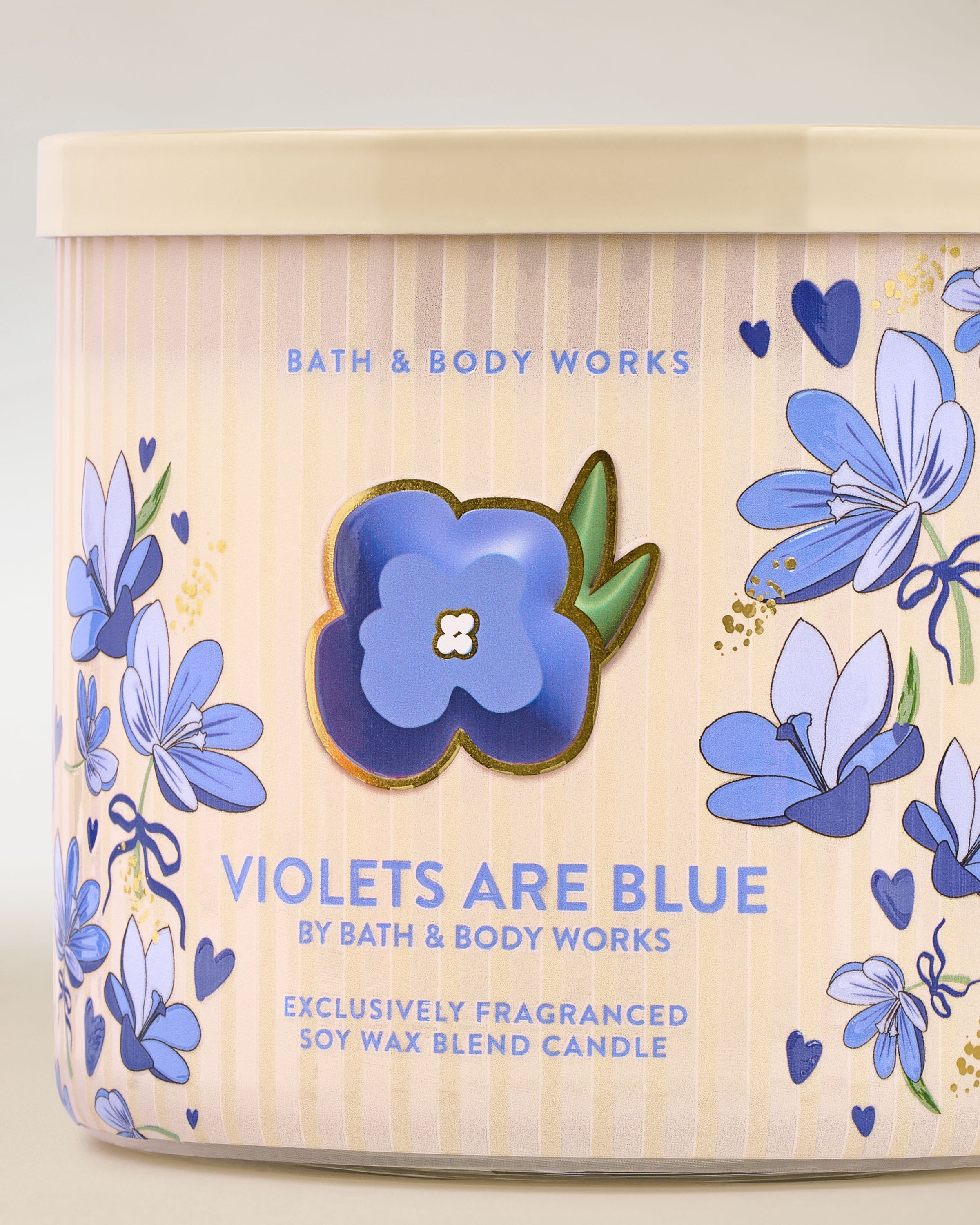 Violets Are Blue 3-Wick Candle