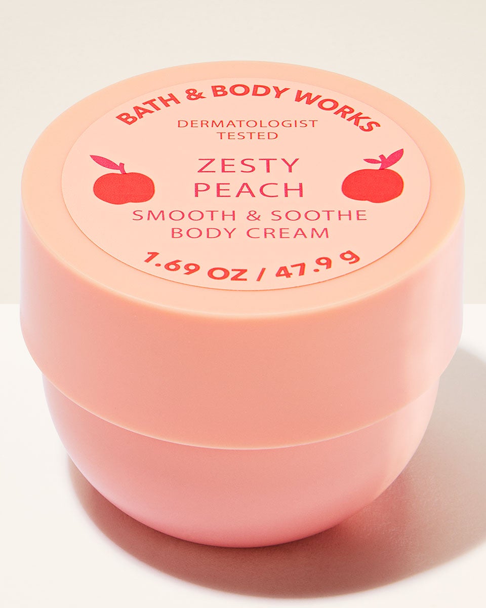 Zesty Peach Travel Size Body Cream | Bath & Body Works